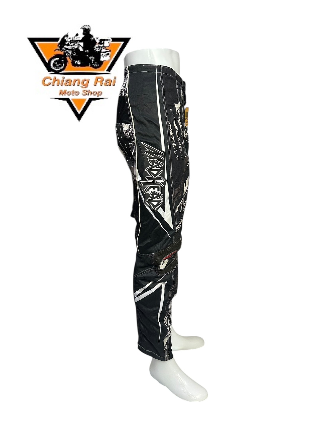 กางเกงขี่มอเตอร์ไซด์ ( มือสอง ) E&A 663: เอว 36" ยาว 31" **MADHEAD**