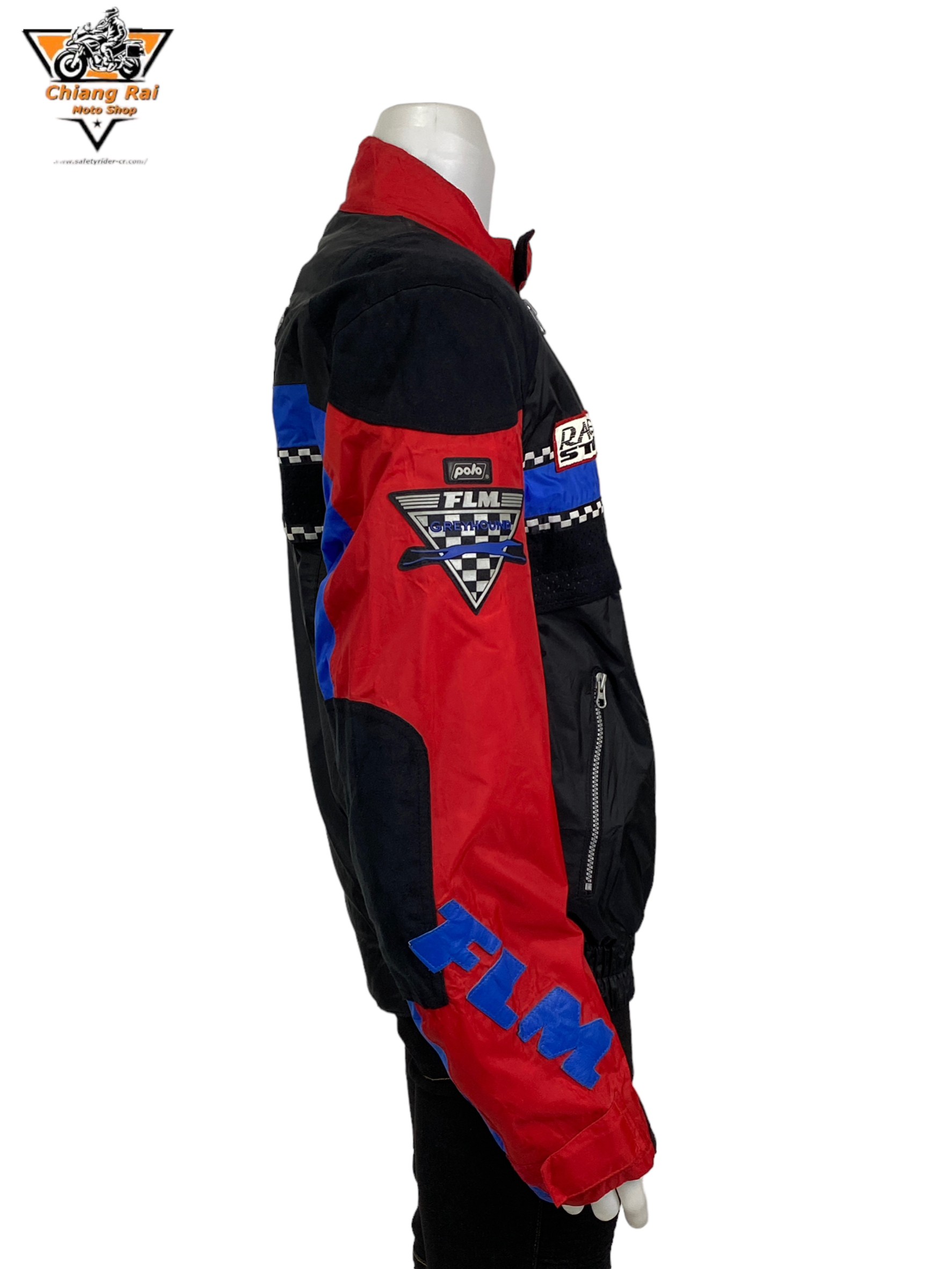 เสื้อขี่มอเตอร์ไซด์( มือสอง) RCSA 666: อก 48-50" ยาว 26" (XL)**FLM**