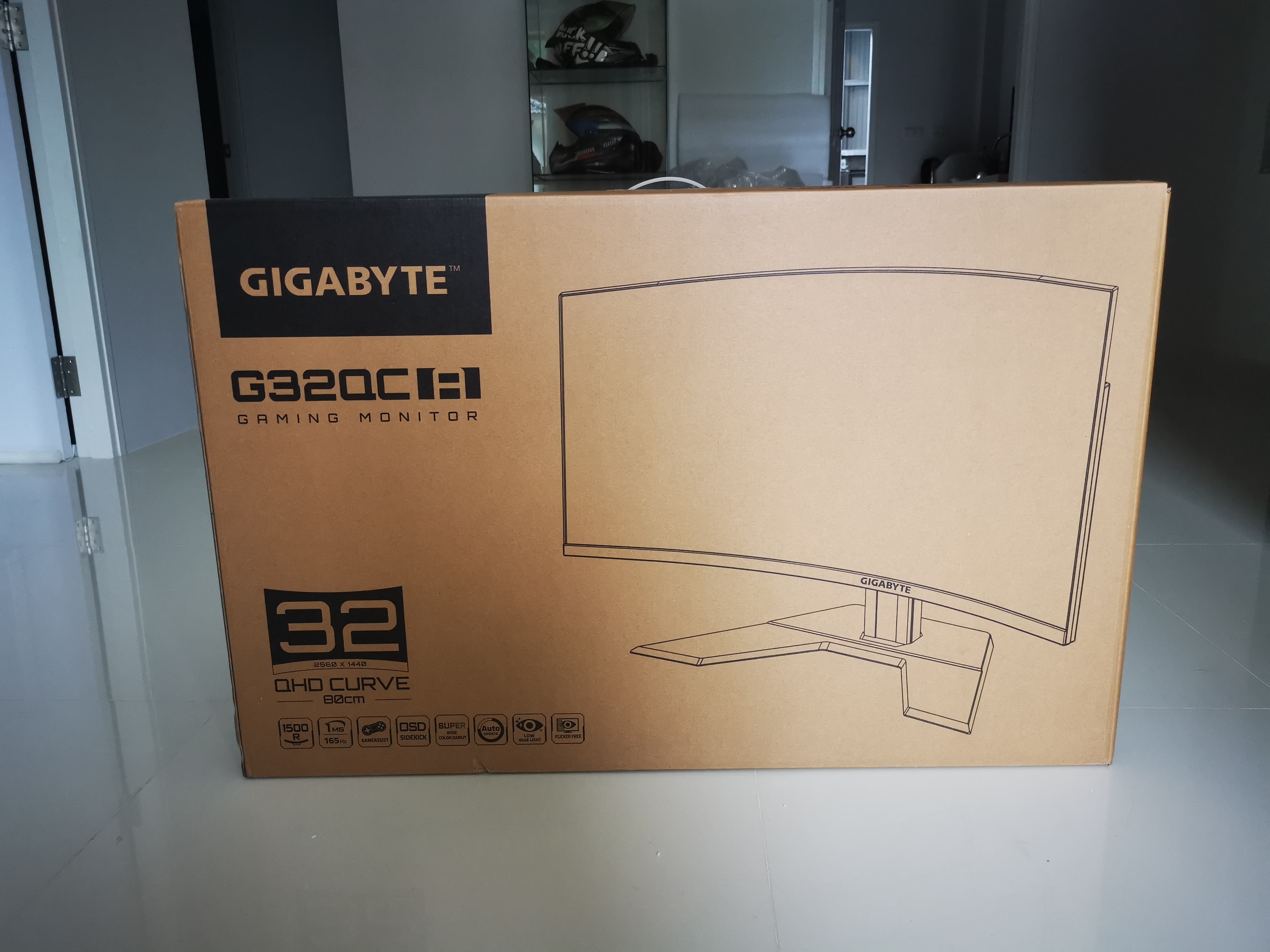 Gigabyte G32QC A Gaming Monitor CURVED 165Hz **แกะกล่องเทสแล้ว ไม่มีแตก