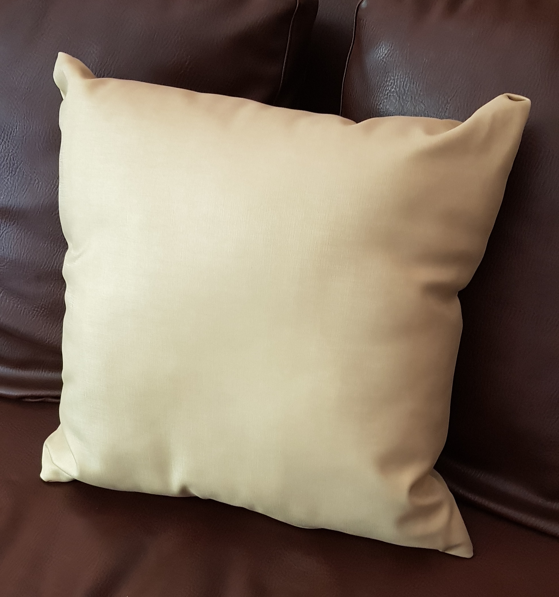 หมอนอิง หนัง PU Silk