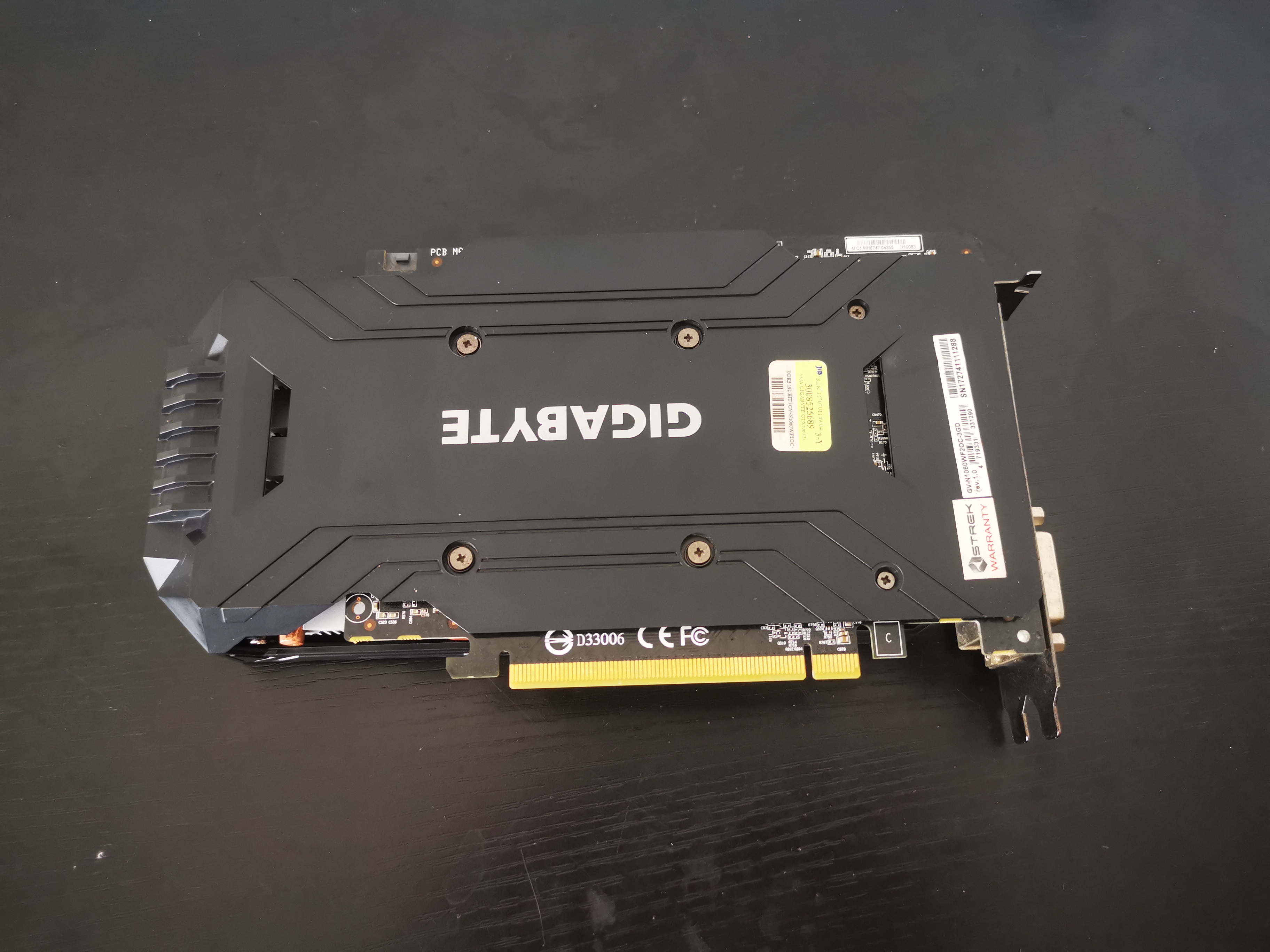 Gigabyte GTX 1060 OC 3G Windforce