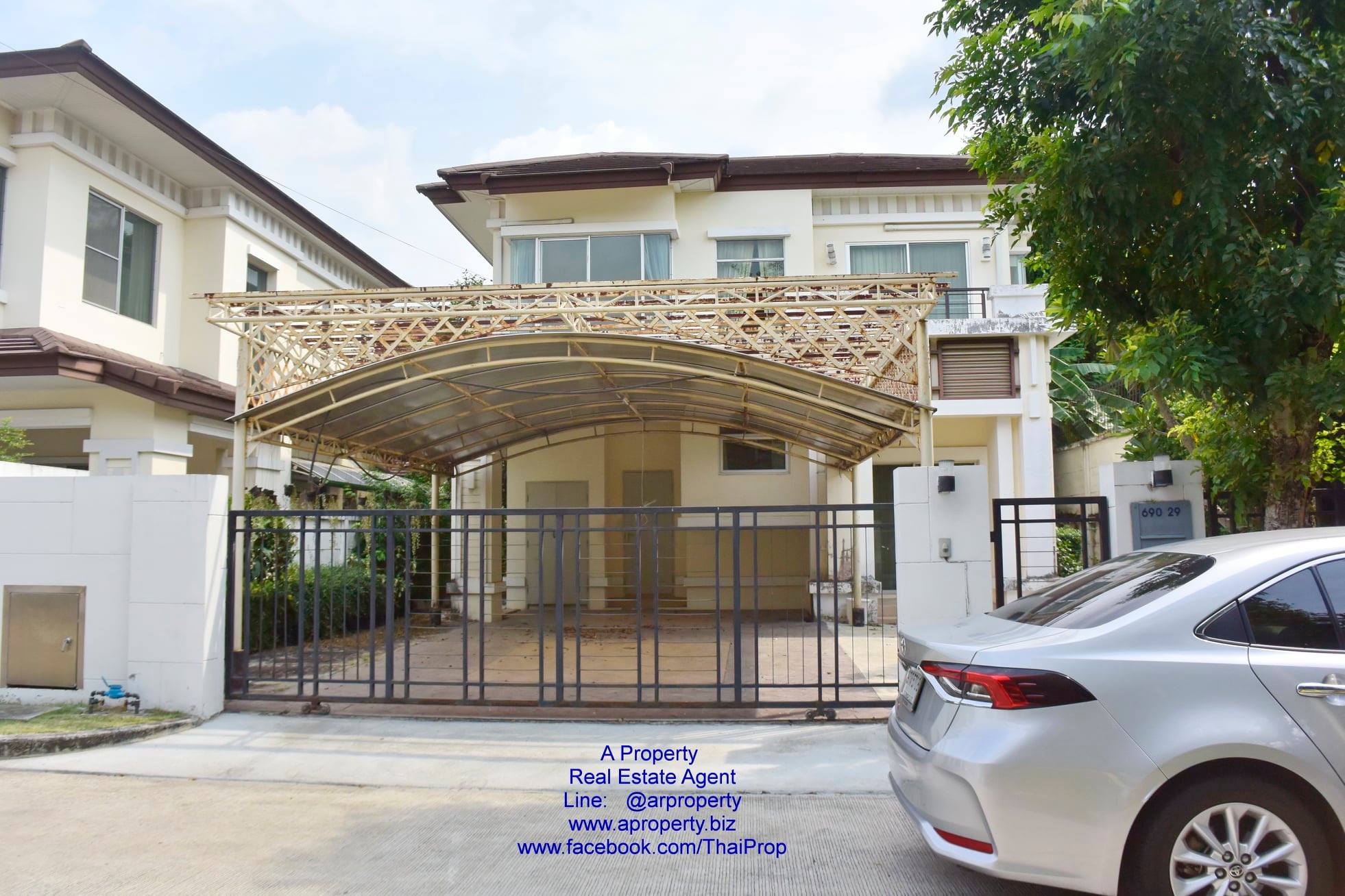 ให้เช่า บ้านเดี่ยว หลังมุม ติดรัตนาธิเบศน์ ใกล้สะพานพระนั่งเกล้า