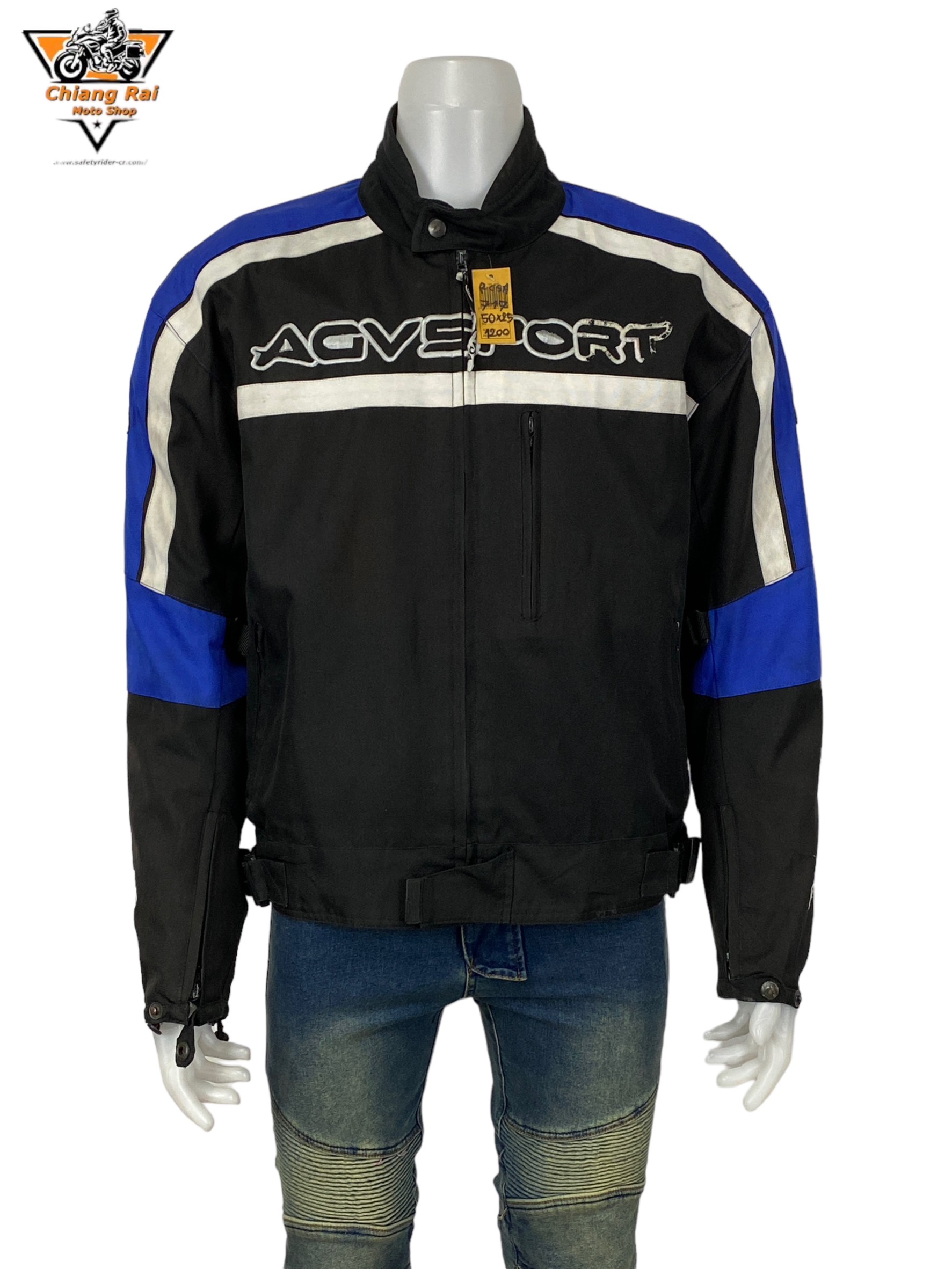 เสื้อขี่มอเตอร์ไซด์( มือสอง) RCSA 717: อก 50" ยาว 25" (XL)**AGVSPORT**