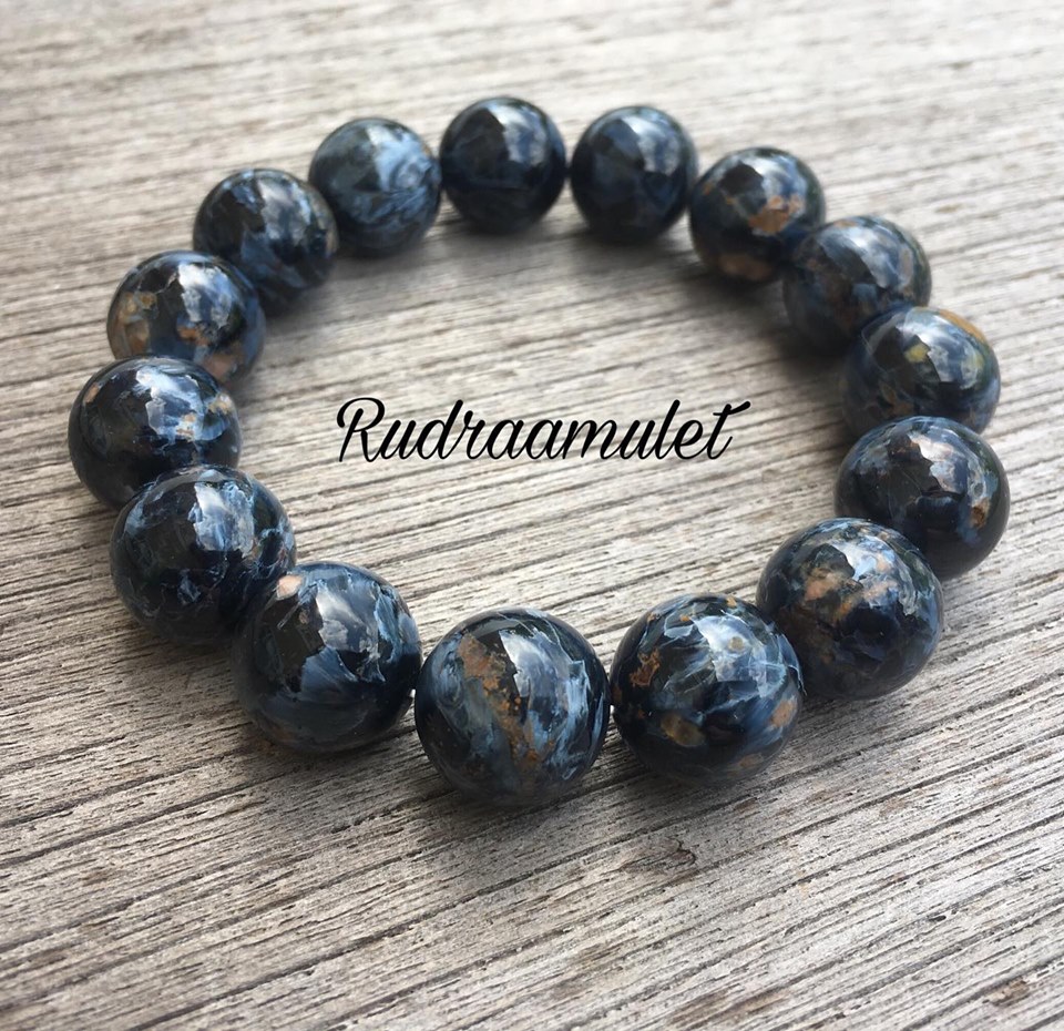 บลูปีเตอร์ไซต์ Pietersite 14.8 mm