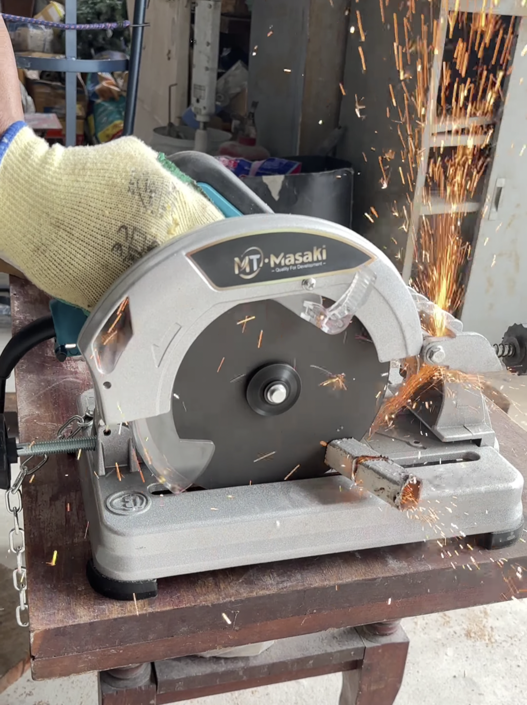 แท่นตัด 2in1 ตัดไม้ ตัดเหล็ก ขนาด 7 นิ้ว ยี่ห้อ MASAKI