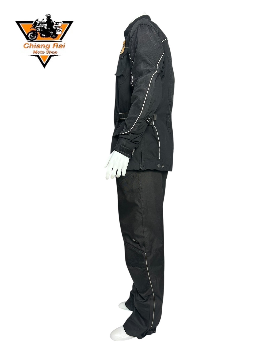 ชุดสำหรับขี่มอเตอร์ไซด์ (มือสอง) SET 036 ชุดทัวริ่ง เสื้อการ์ด + กางเกง ยี่ห้อ*CraneRoad*