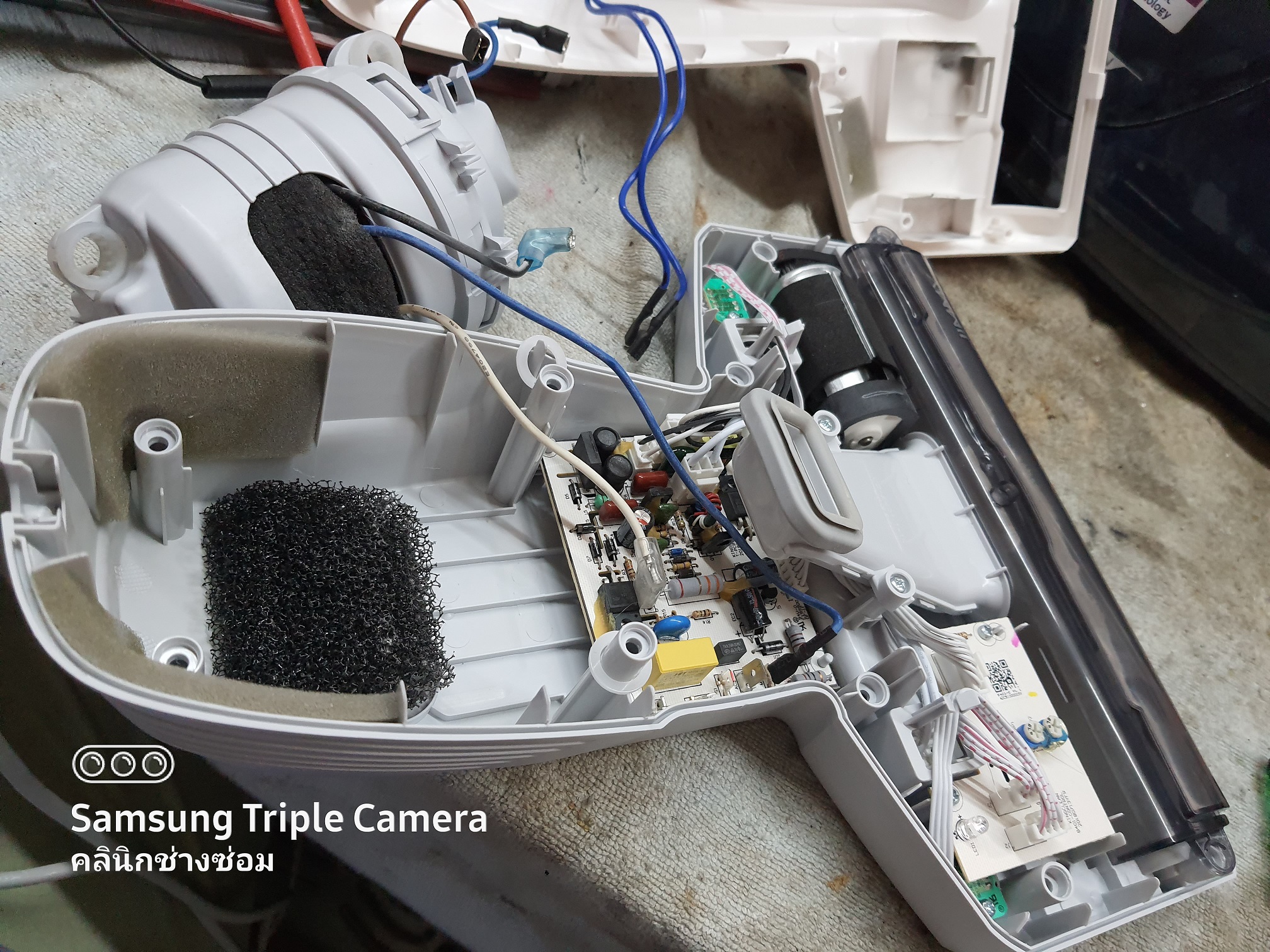 ซ่อมเครื่องดูดไรฝุ่น ยี่ห้อ JIMMY รุ่น JV11 อาการเครื่องไม่ทำงาน