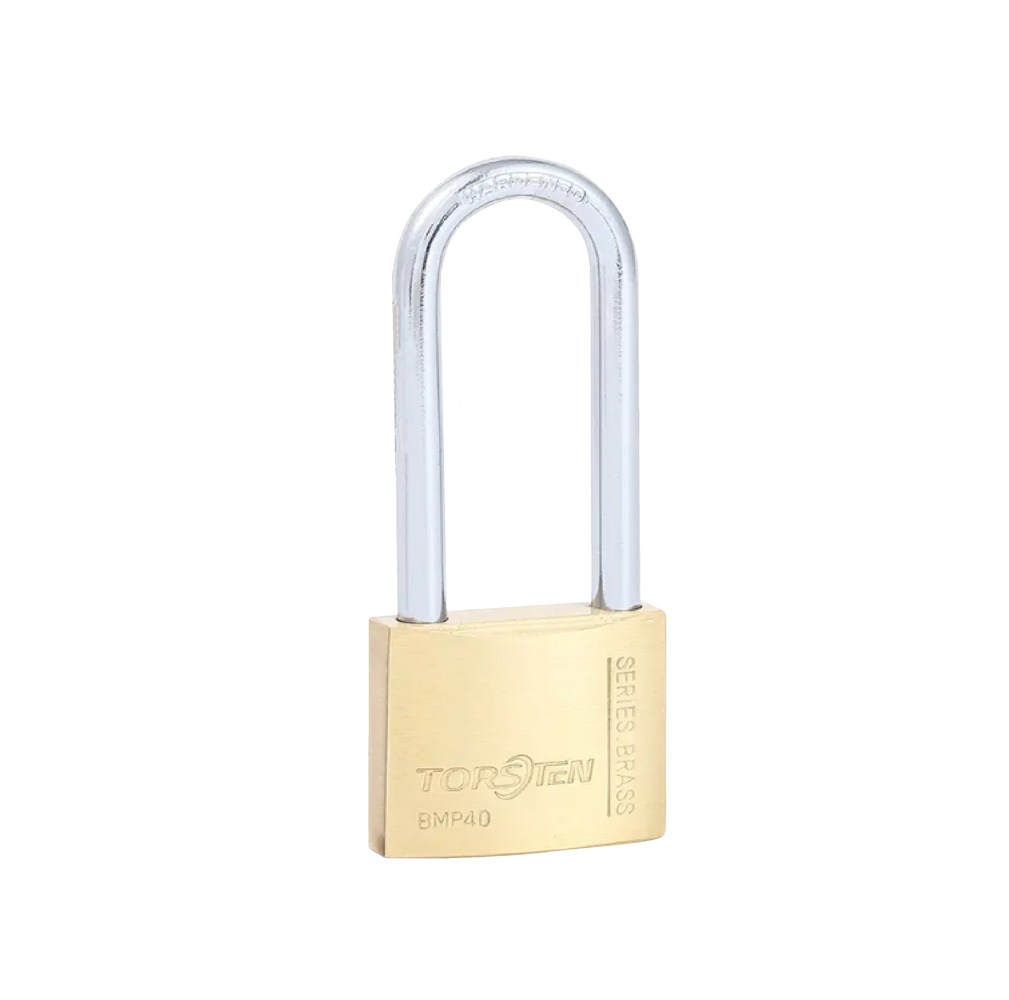 TORSTEN กุญแจคล้องทองเหลืองระบบสปริง (ห่วงยาว)