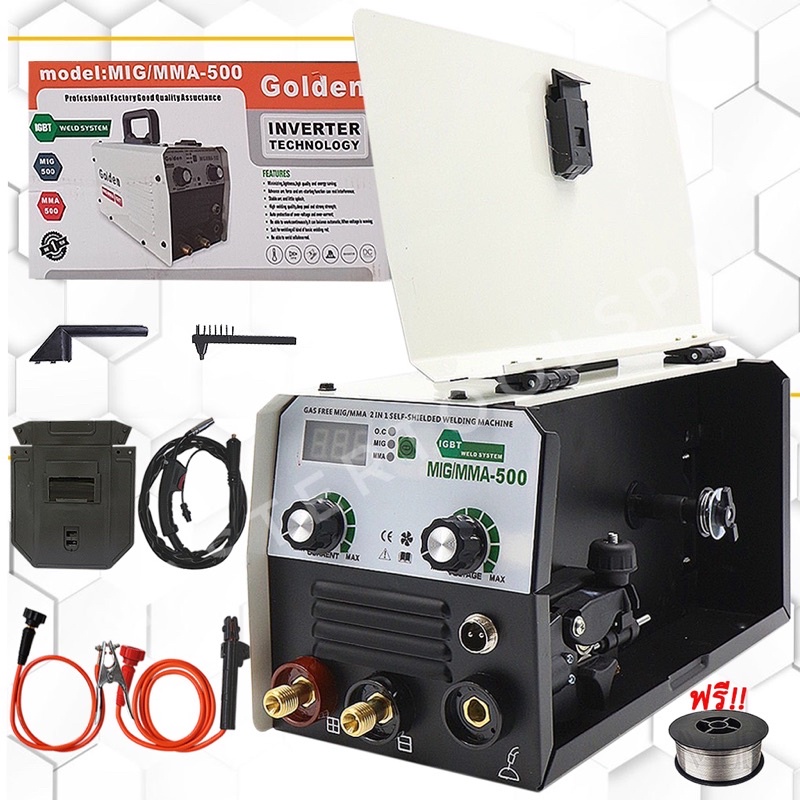ตู้เชื่อมไฟฟ้า 2 ระบบ Golden รุ่น KTB-MIG/MMA-500 (500 AMP)