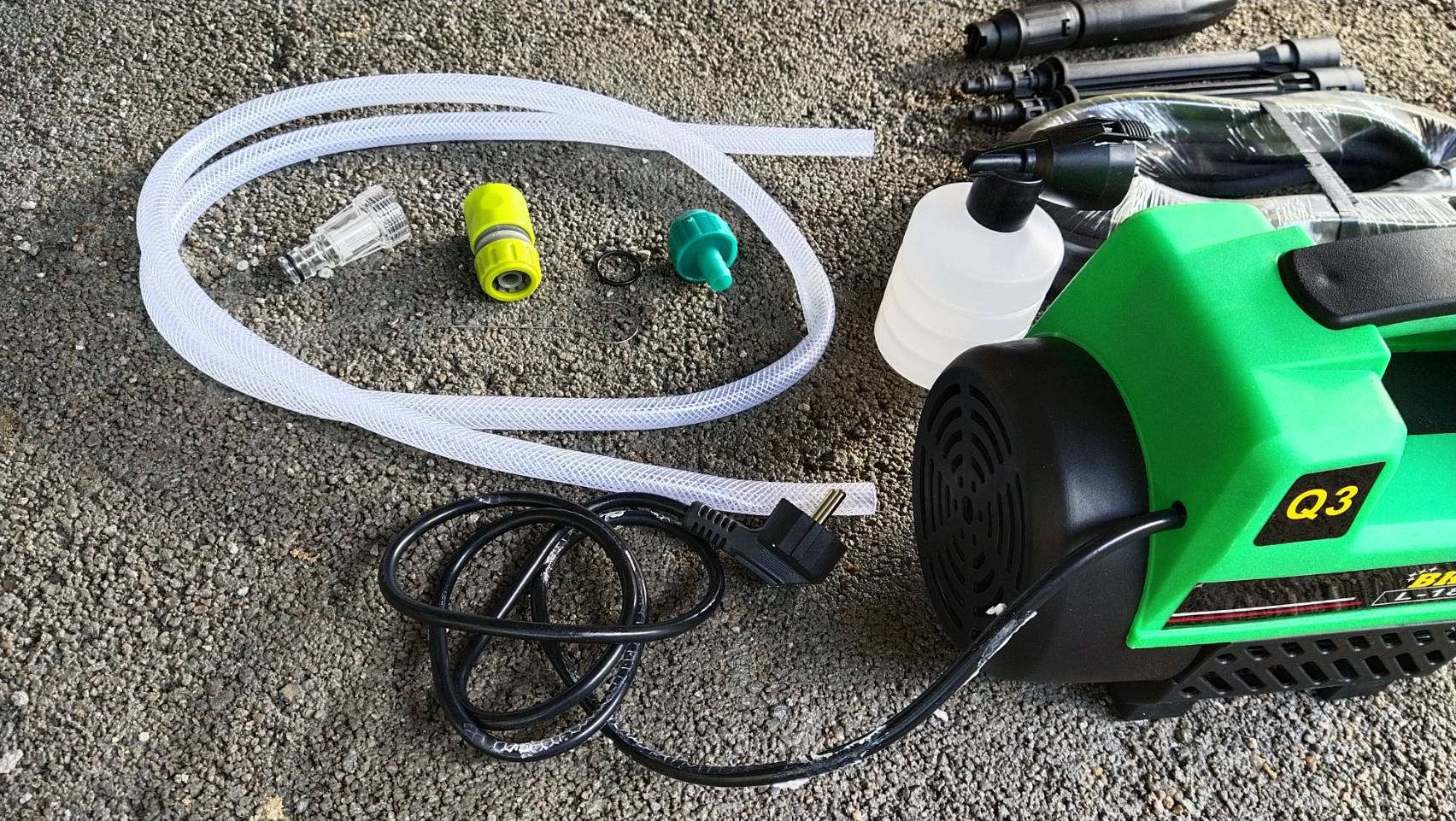 เครื่องฉีดนํ้าแรงดันสูง ยี่ห้อ BKK งาน Japan แท้ความแรง 350 บาร์เต็ม