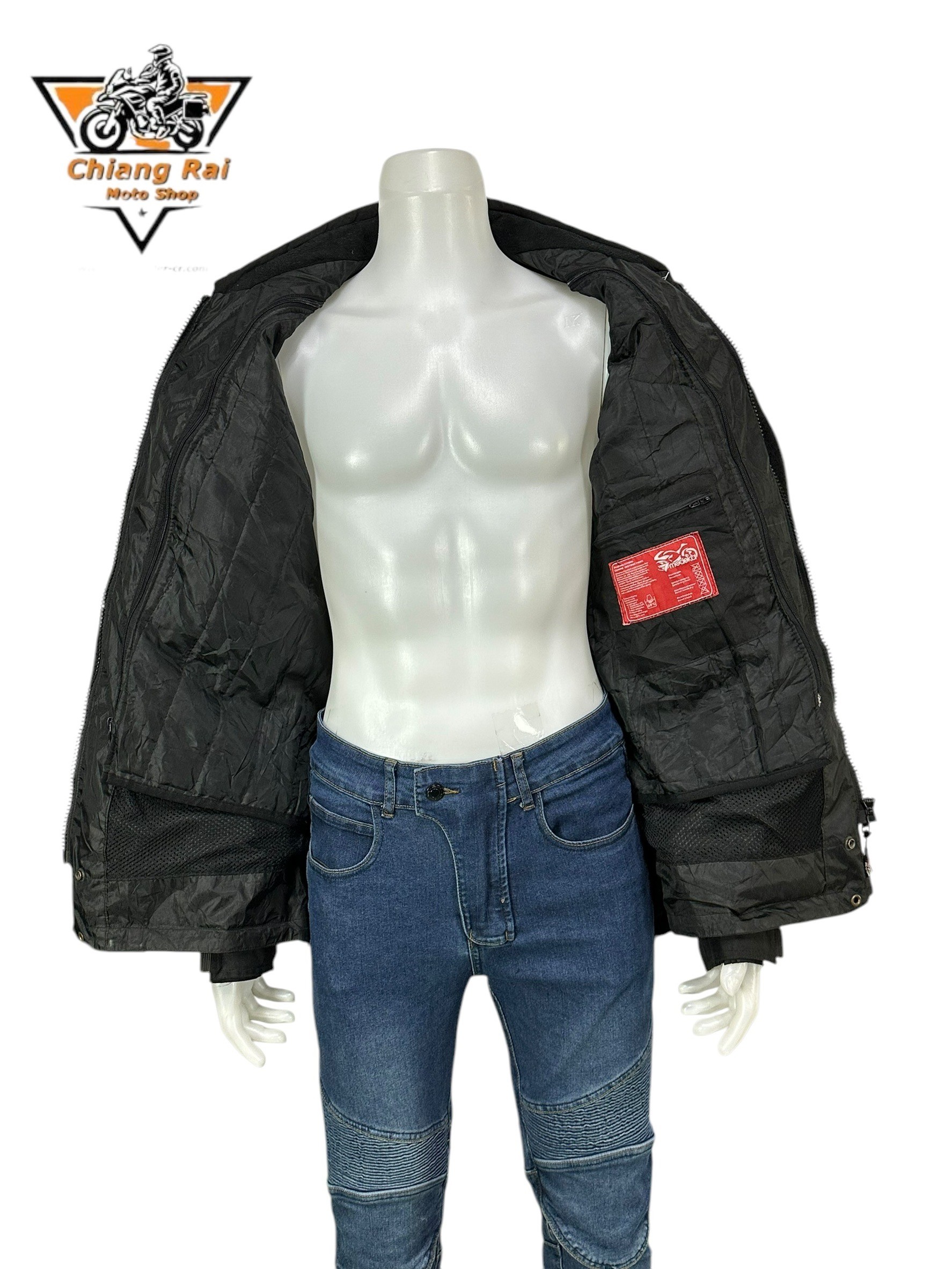 เสื้อขี่มอเตอร์ไซด์( มือสอง) RCTA 701 อก 50" ยาว 30 (XL) **modeka**