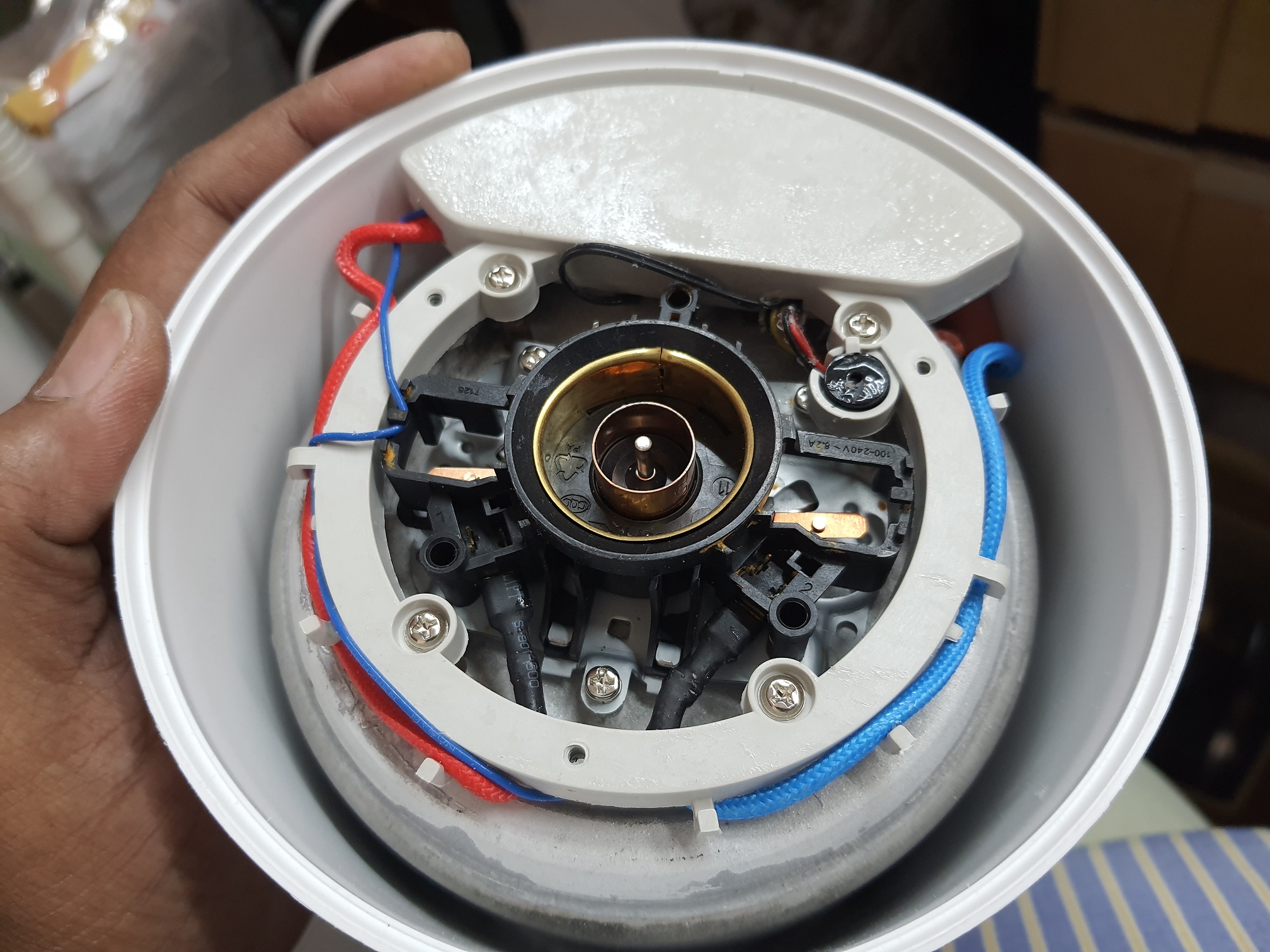 ซ่อมกาต้มน้ำร้อนไฟฟ้า ยี่ห้อ MIJIA รุ่น YM-K1501 อาการไม่ร้อน