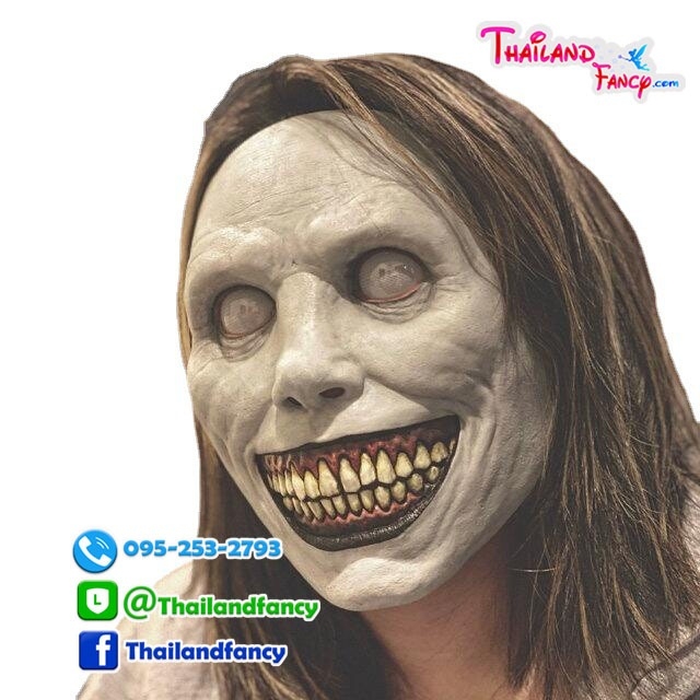 อุปกรณ์คอสเพลย์ หน้ากากแฟนซี หน้ากากฮาโลวีน Halloween หน้ากากปีศาจ หน้ากากผี หน้ากากซอมบี้ หน้ากากแม่ชีตาโพลนขาว