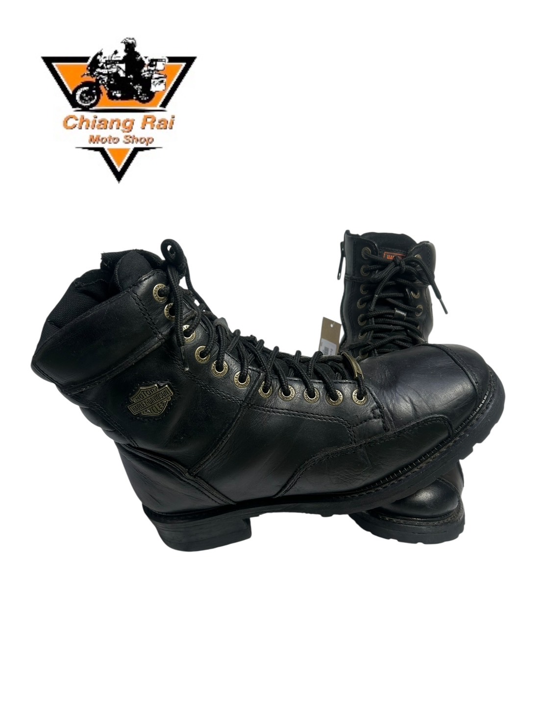 รองเท้าขี่มอเตอร์ไซด์( มือสอง) RCBT-102 Size ขนาดจากป้าย 45:EUR / 10.5:UK / 28.5:Cm.(Harley-Davidson)