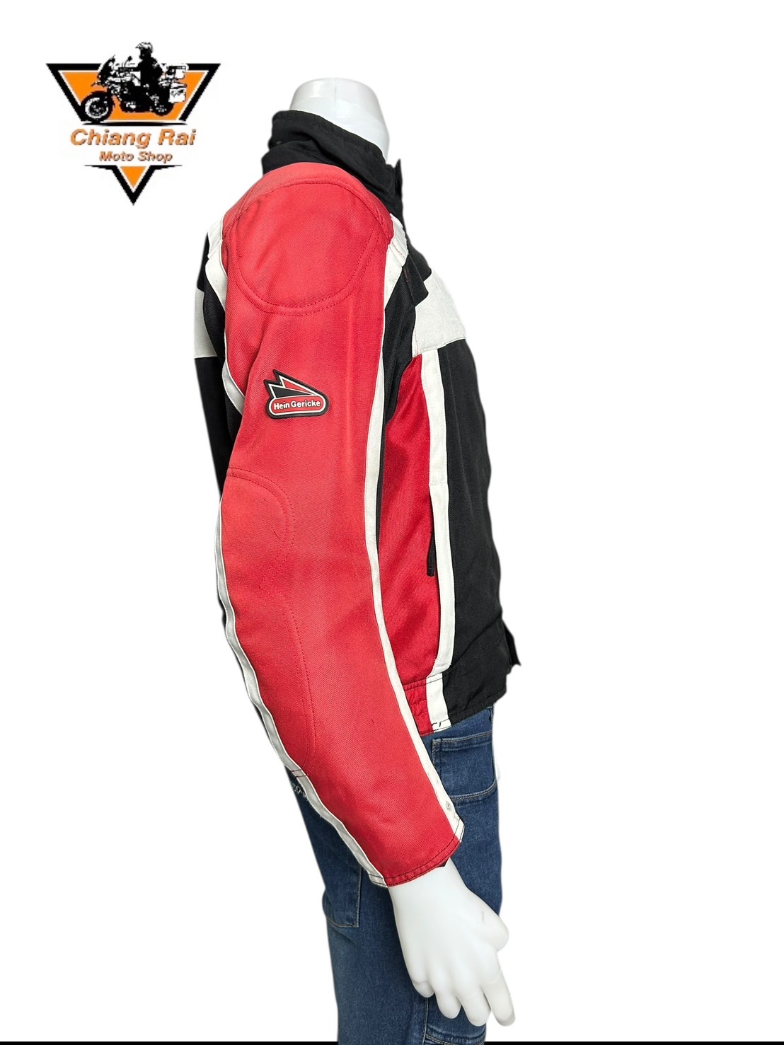 เสื้อขี่มอเตอร์ไซด์( มือสอง) CRSB 031 : อก 46" ยาว 23" (L) **Hein Gericke**