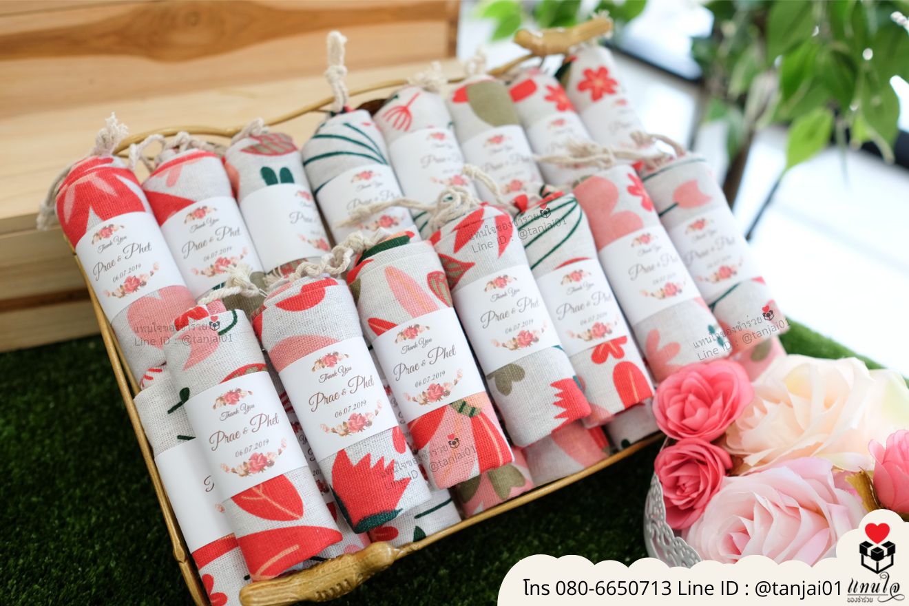 ของชำร่วยงานแต่ง ของแจกลูกค้า ของที่ระลึกงานเกษียณ ถุงผ้าพิมพ์ลาย ถุงผ้าลายน่ารัก กระเป๋าผ้าราคาถูก กระเป๋าผ้าพิมพ์ลาย ถุงผ้าลายสวยๆ ของชำร่วยมินิมอล ถุงผ้าราคาส่ง ถุงผ้าผูกเชือกป่าน ถุงผ้าลายสำเร็จ