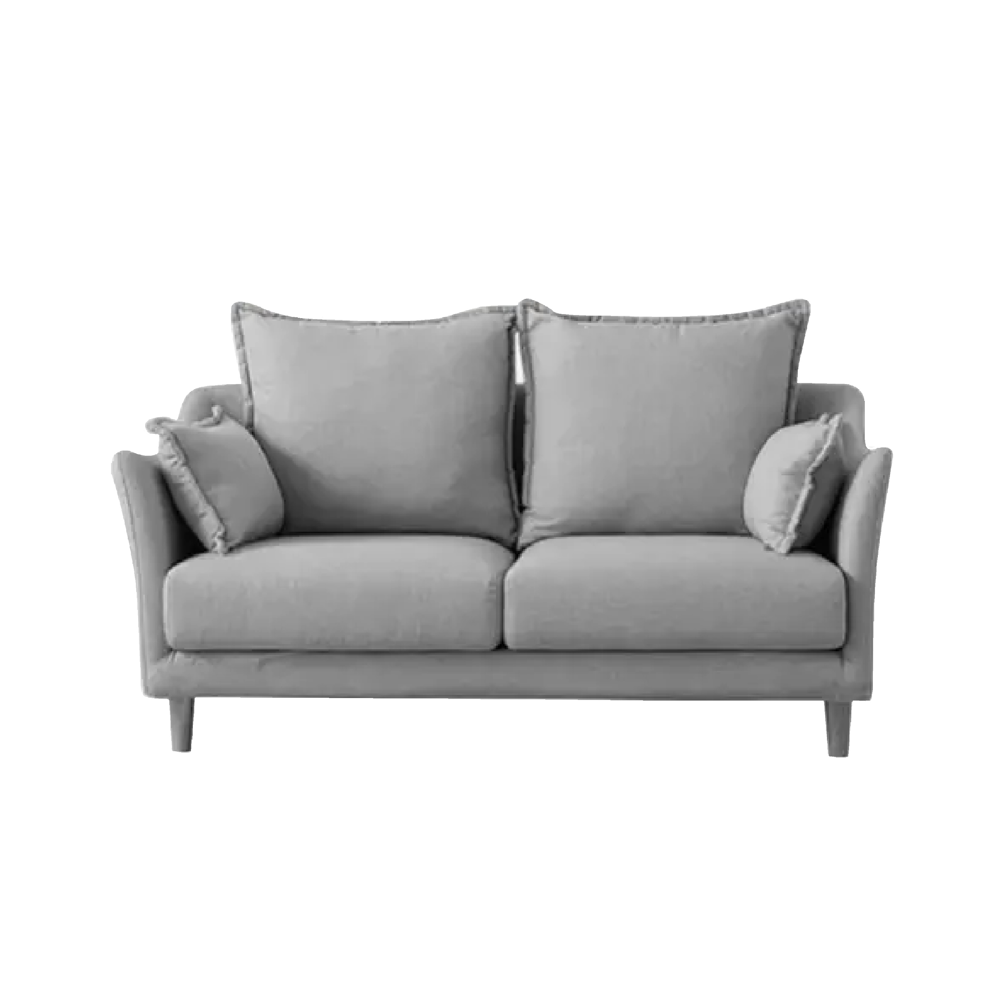 PULITO โซฟาผ้า 2 ที่นั่ง รุ่น NIKO BJT008 ขนาด 90x140x70ซม. สีเทา