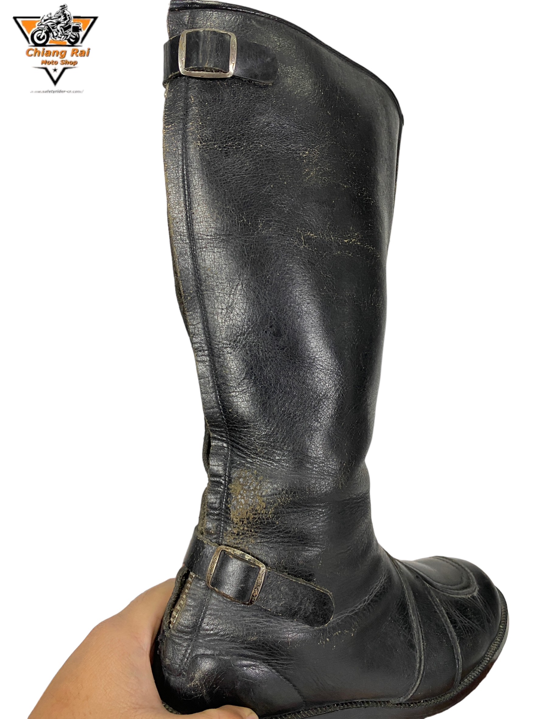 รองเท้าขี่มอเตอร์ไซด์( มือสอง) RCBS-103 Size ขนาดจากป้าย 39:EUR / 6.5:UK / 24.5:Cm.(MITSUBA)