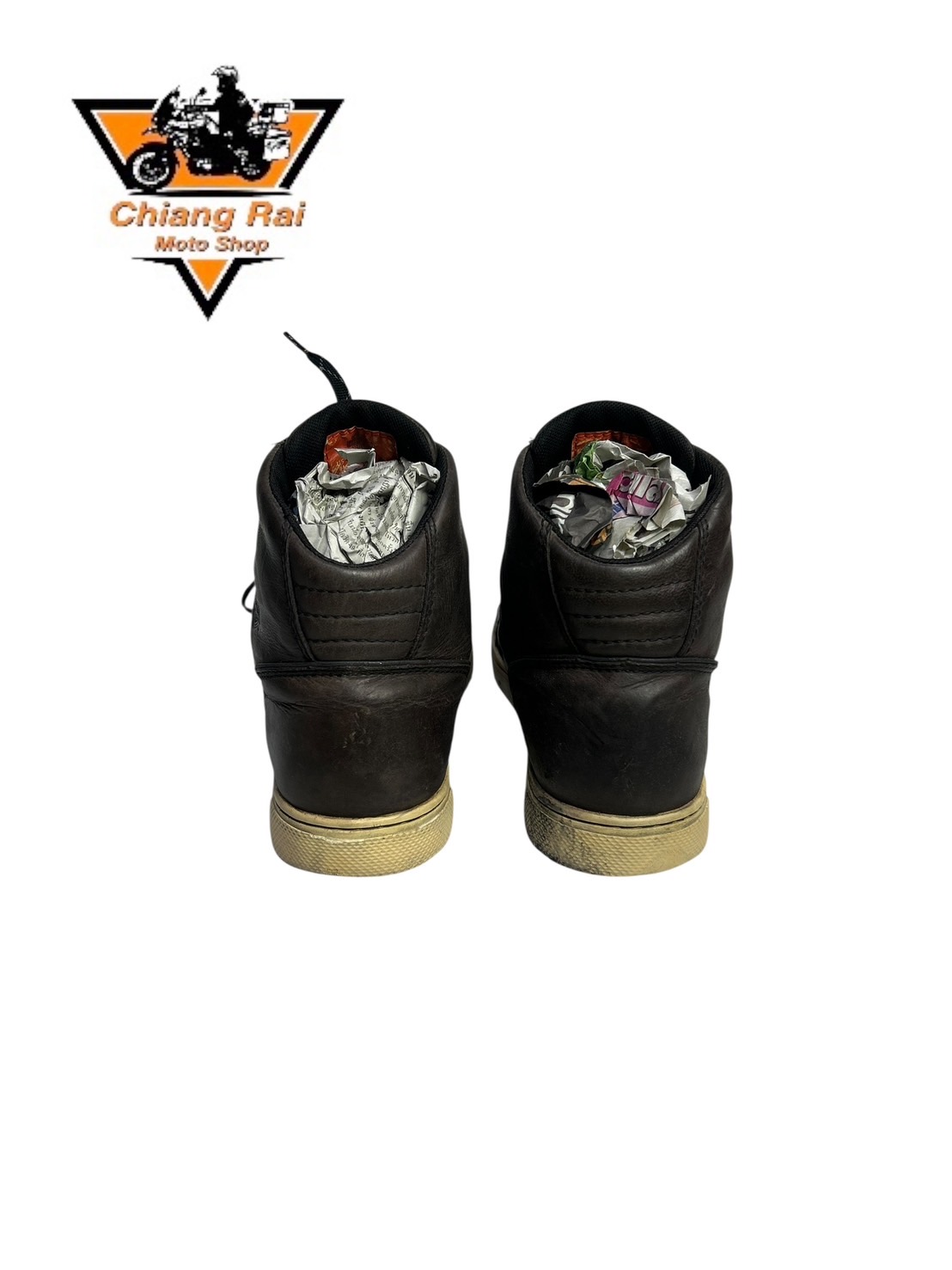 รองเท้าขี่มอเตอร์ไซด์( มือสอง) RCBT-090 Size ขนาดจากป้าย 42:EUR / 8:UK / 26.5:Cm.(Harley-Davidson)