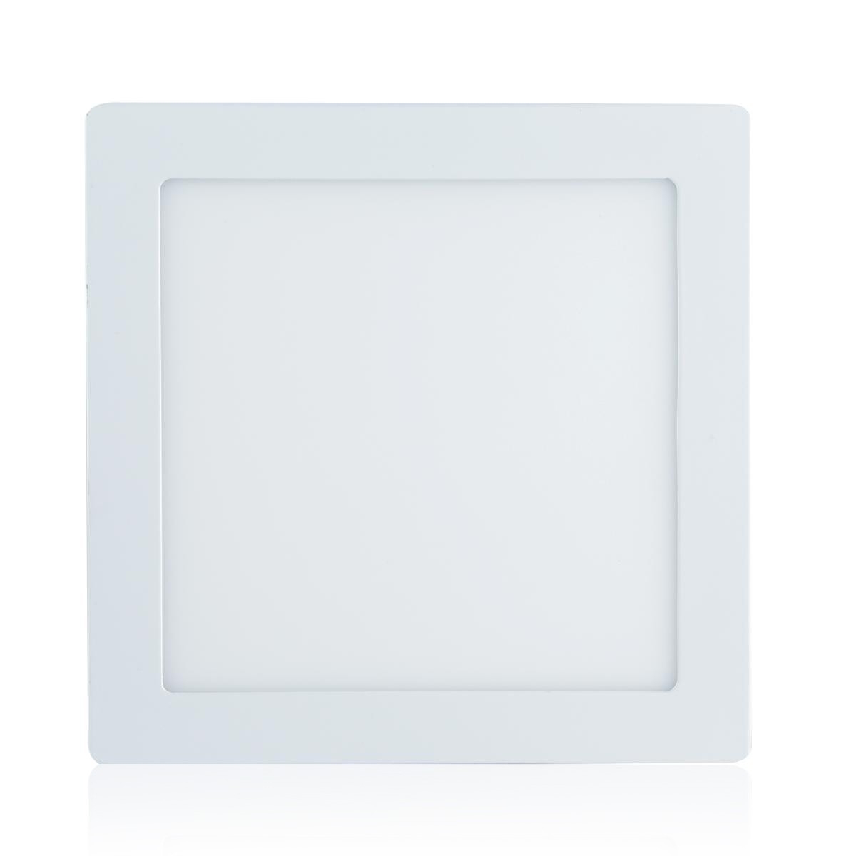 HI-TEK ดาวน์ไลท์ LED ทรงเหลี่ยม แบบติดลอย 18 วัตต์ (WARM WHITE)