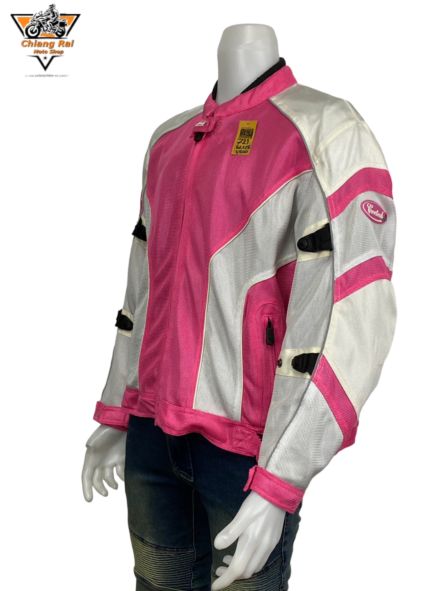 เสื้อขี่มอเตอร์ไซด์( มือสอง) RCSA 729: อก 54" ยาว 25" (2XL)**CORTECH**