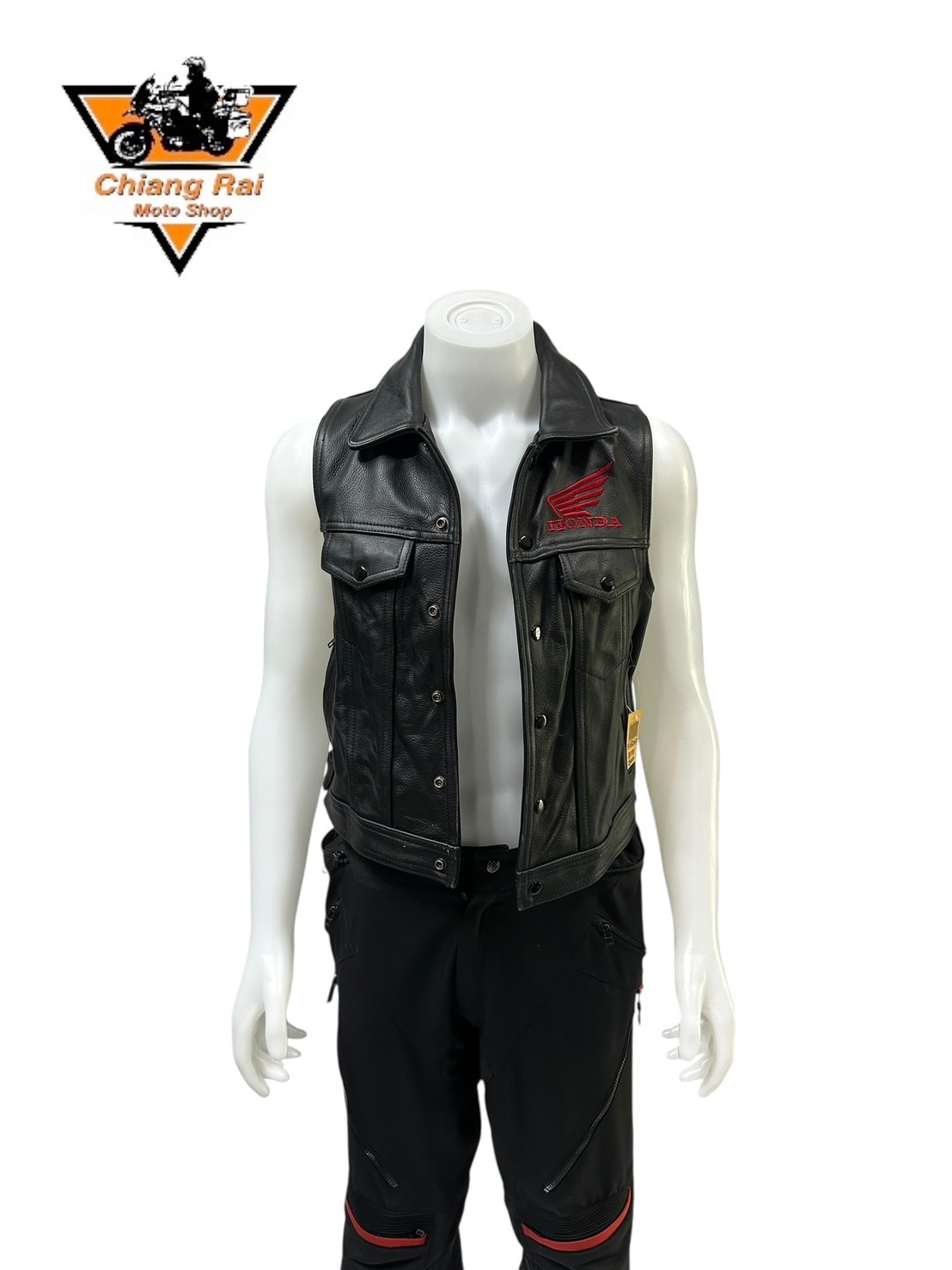 เสื้อขี่มอเตอร์ไซด์( มือสอง) CRSB 047 : อก 38" ยาว 21" (S) **Honda**