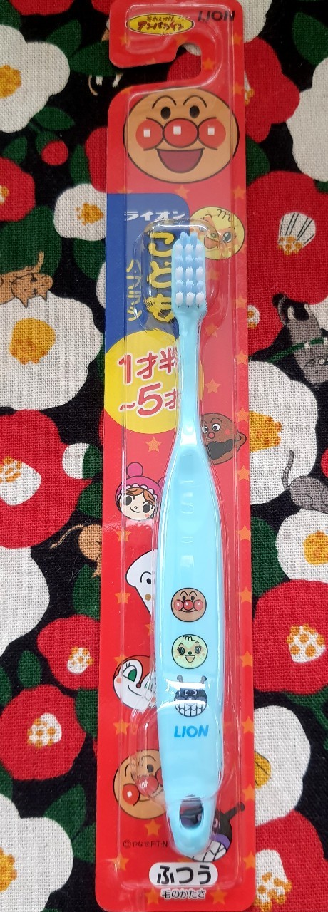 ของแท้จากญี่ปุ่น Anpanman แปรงสีฟัน อันปังแมน สำหรับเด็ก 1-5 ปี LION