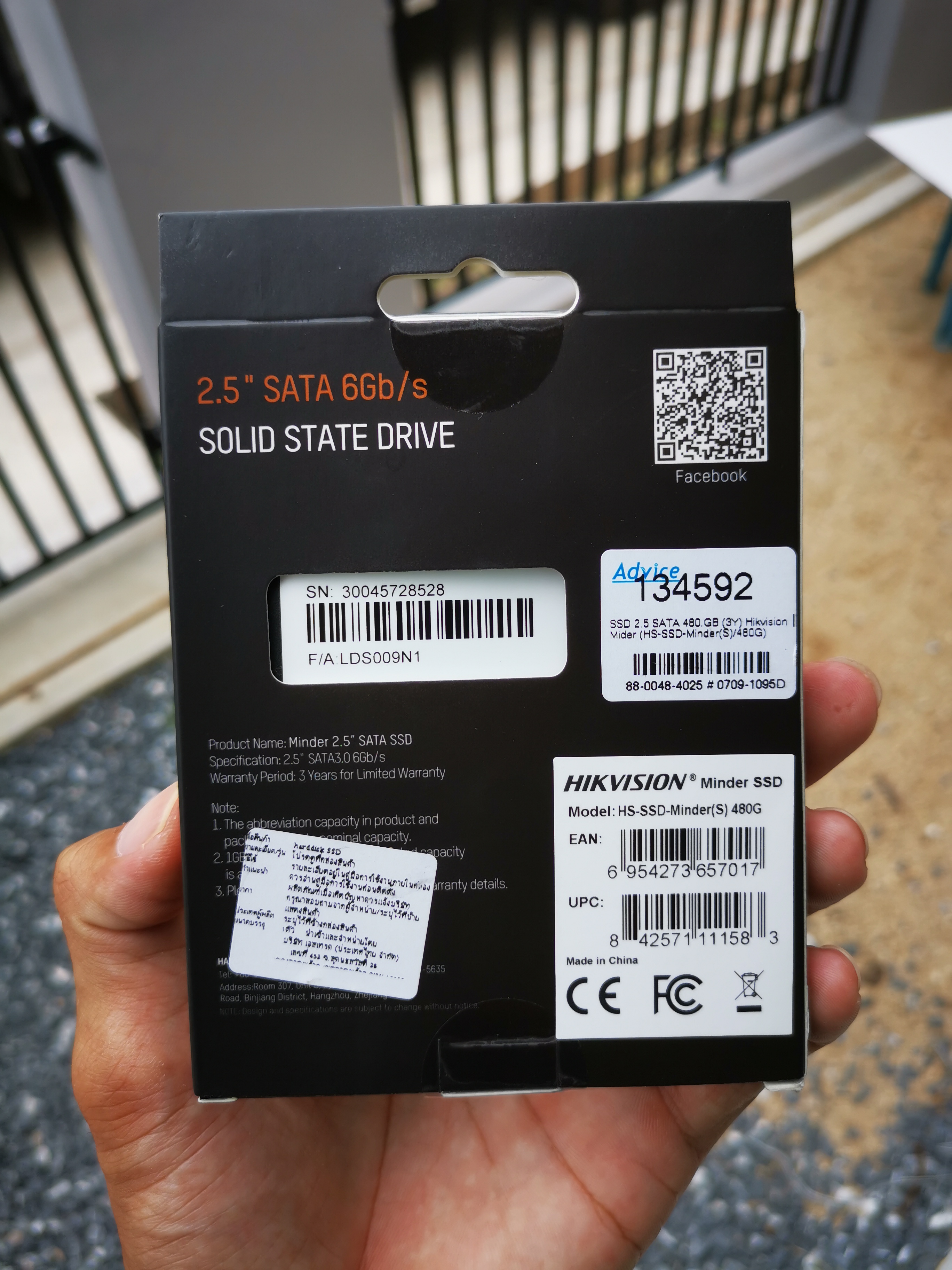 SSD SATA HIKVISION MIDER 480 GB