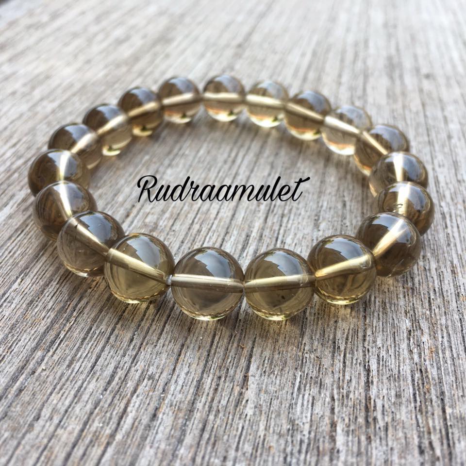 เลมอนควอตซ์ (lemon quartz) 11 mm