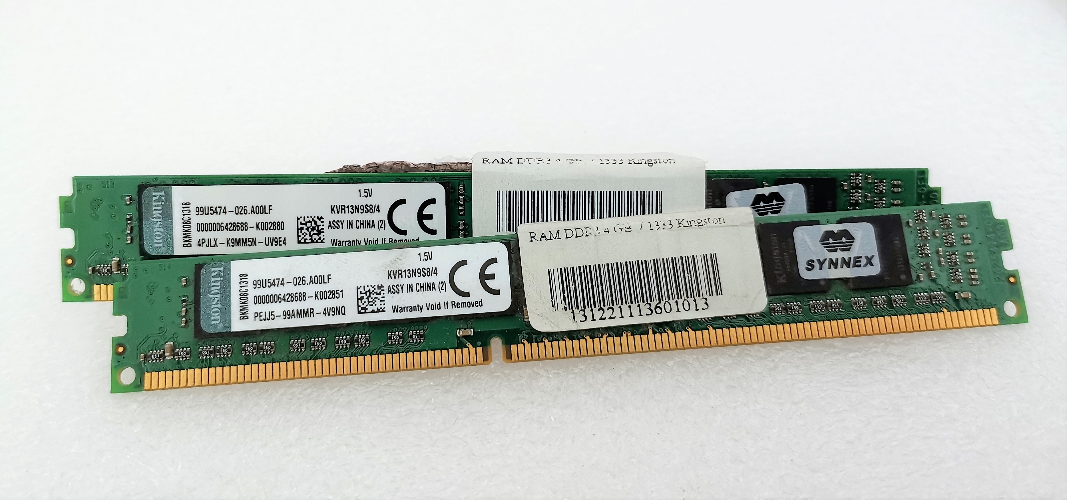 Ram kington ddr3 4G Bus1333 8ชิพ (ตัวเตี้ย)