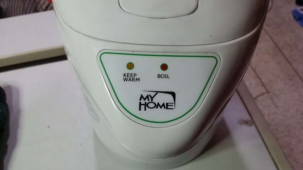 ซ่อมกระติดน้ำร้อน ยี่ห้อ MYHOME รุ่น JP2532 อาการไฟไม่เข้า