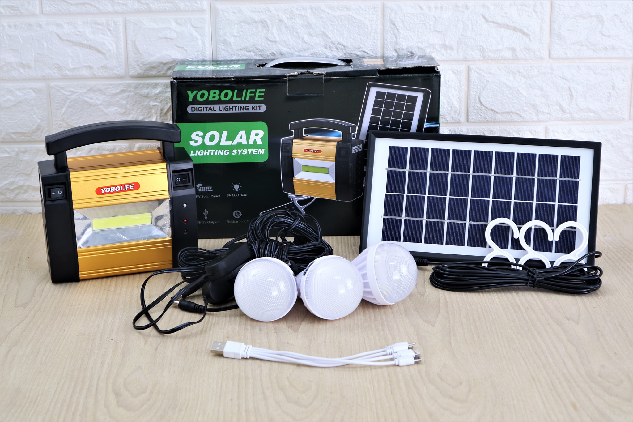SOLARLIGHTING ชุดไฟแคมป์ปิ้งโซล่าเอนกประสงค์