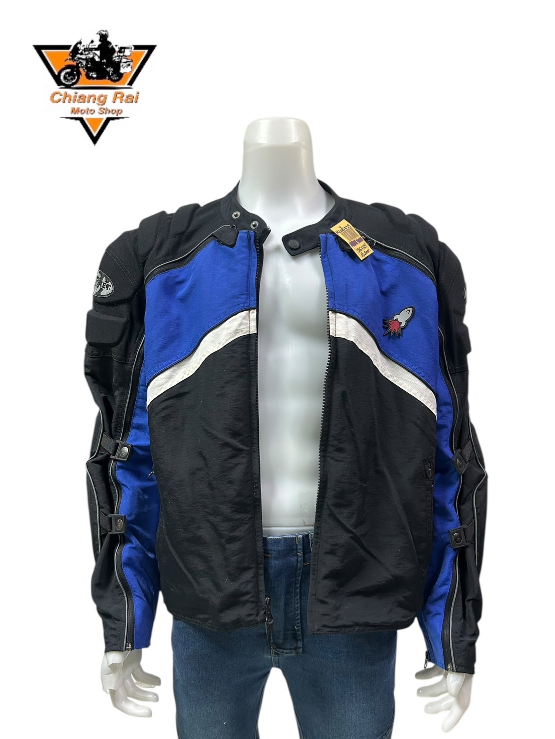 เสื้อขี่มอเตอร์ไซด์( มือสอง) CRSB 039 : อก 56" ยาว 25" (2XL) **Joe Rocket**