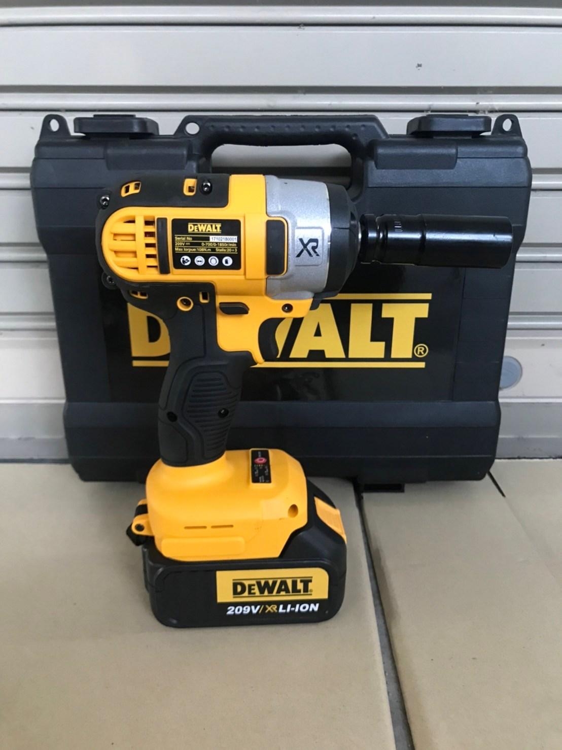 บล็อกไร้สาย Dewalt 209V ขนาด 4 หุน มอเตอร์บลัสเลส (BRUSHLESS)