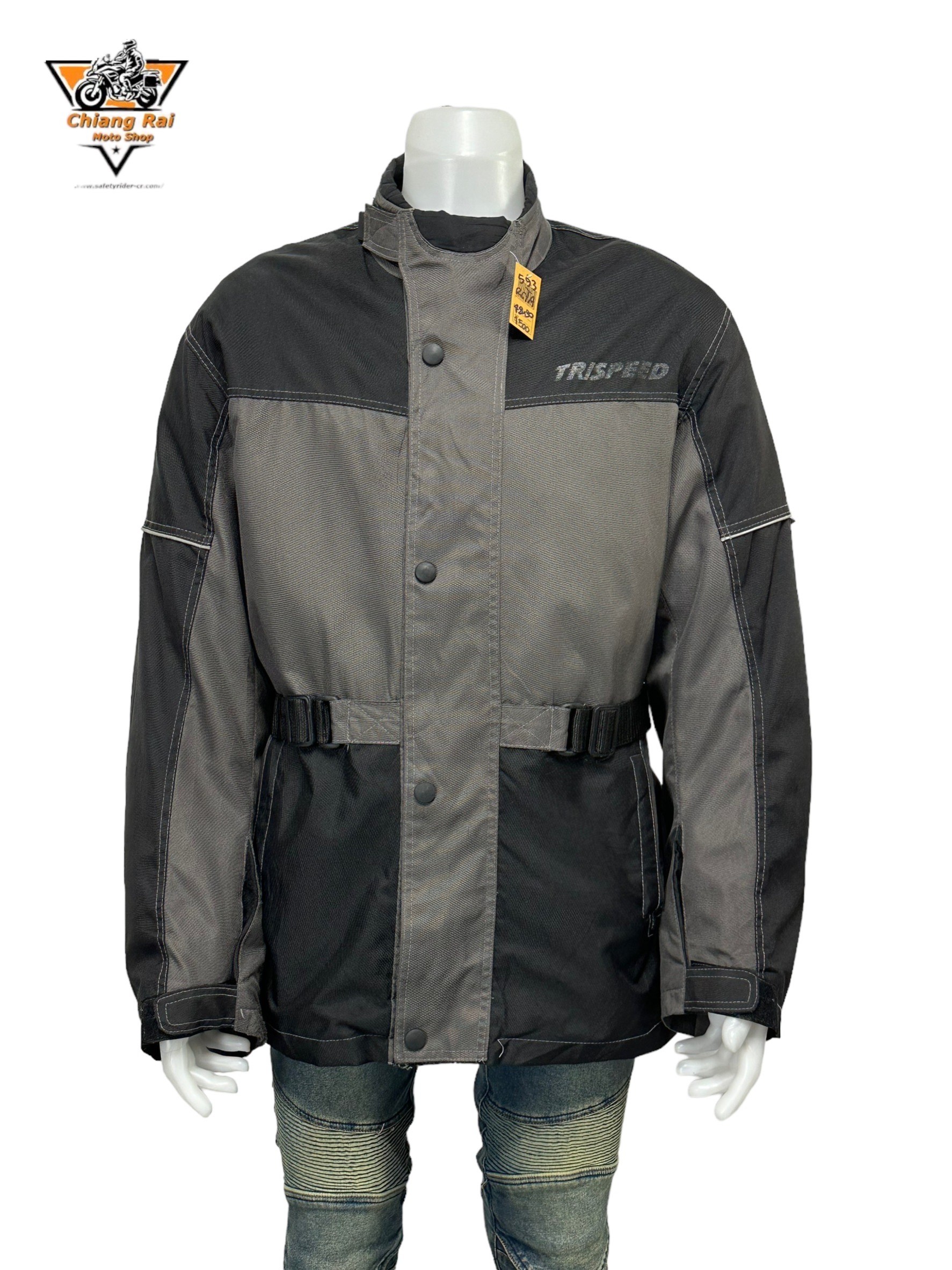 เสื้อขี่มอเตอร์ไซด์( มือสอง) RCTA 553: อก 48" ยาว 30" (L) **TRISPEED**