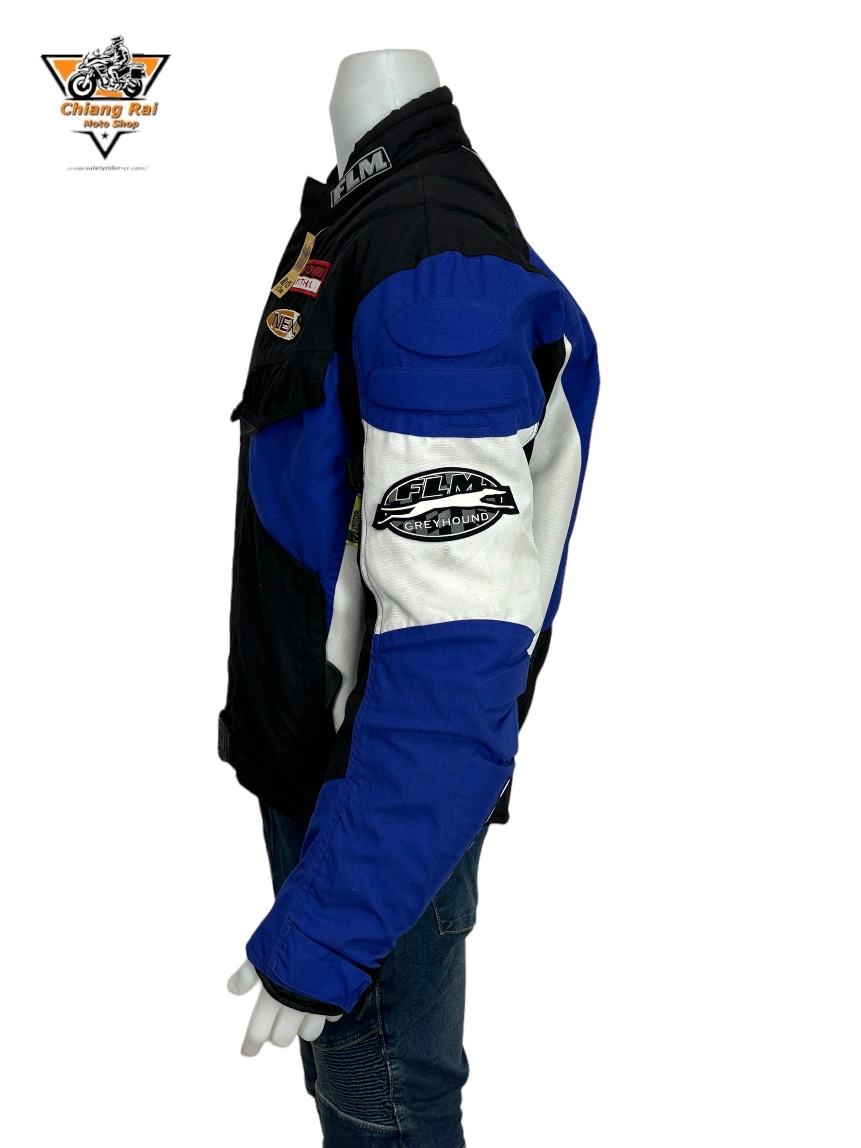 เสื้อขี่มอเตอร์ไซด์( มือสอง) RCSA 886 : อก 52" ยาว 25" (XL) **FLM**