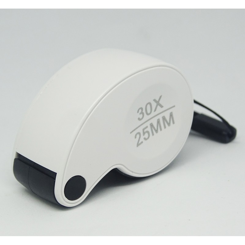 กล้องส่องจิวเวลรี่ เลนส์ขยายส่องพระ 30 x 25mm พร้อมไฟ ส่องสว่าง