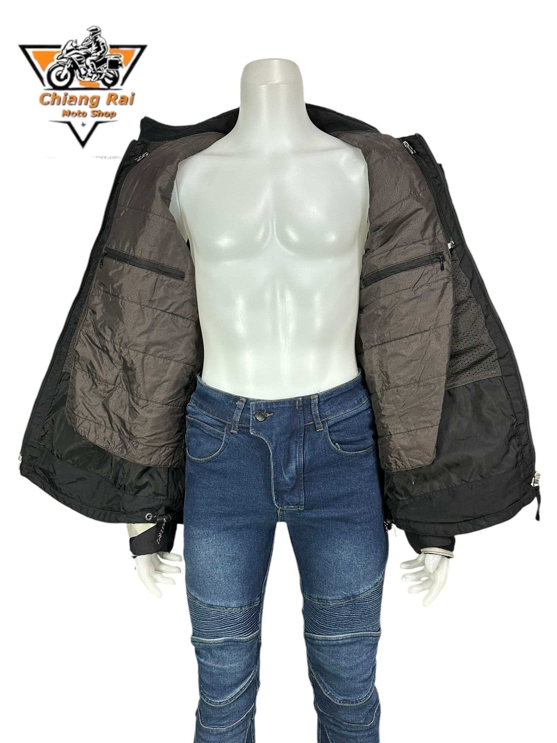 เสื้อขี่มอเตอร์ไซด์( มือสอง) RCTA 652: อก 52" ยาว 30"(XL) **REV'IT!**