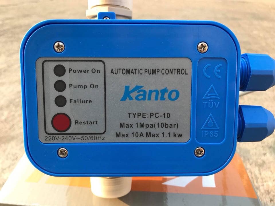 สวิตช์ควบคุมปั๊มน้ำอัตโนมัติ ยี่ห้อ kanto รุ่น KT-PC-10