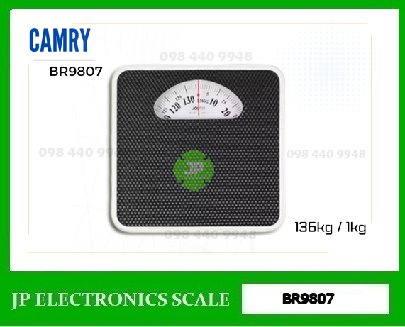 เครื่องชั่งน้ำหนักบุคคลแบบเข็ม136กิโลกรัม เครื่องชั่งน้ำหนักแบบเข็ม136กิโล เครื่องชั่งน้ำหนักเข็ม136kg เครื่องชั่งน้ำหนักคน136กิโล ตาชั่งน้ำหนักคน136กิโล เครื่องชั่งน้ำหนักคนระบบสปริง ชั่งน้ำหนักได้136kg ค่าละเอียด 1kg ยี่ห้อ CAMRY รุ่น BR9807