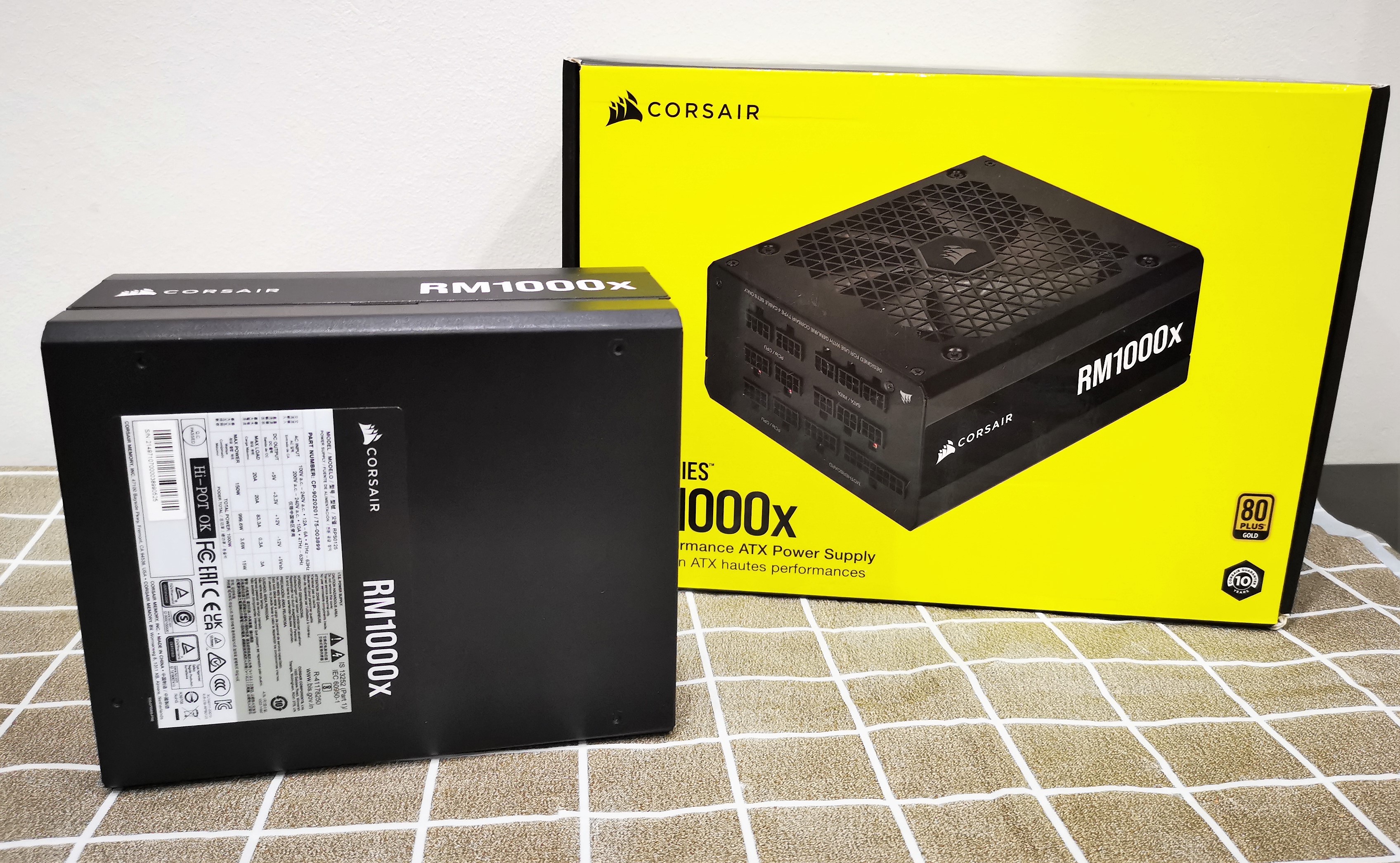 PSU Corsair RM1000X 1000W (80+ GOLD)