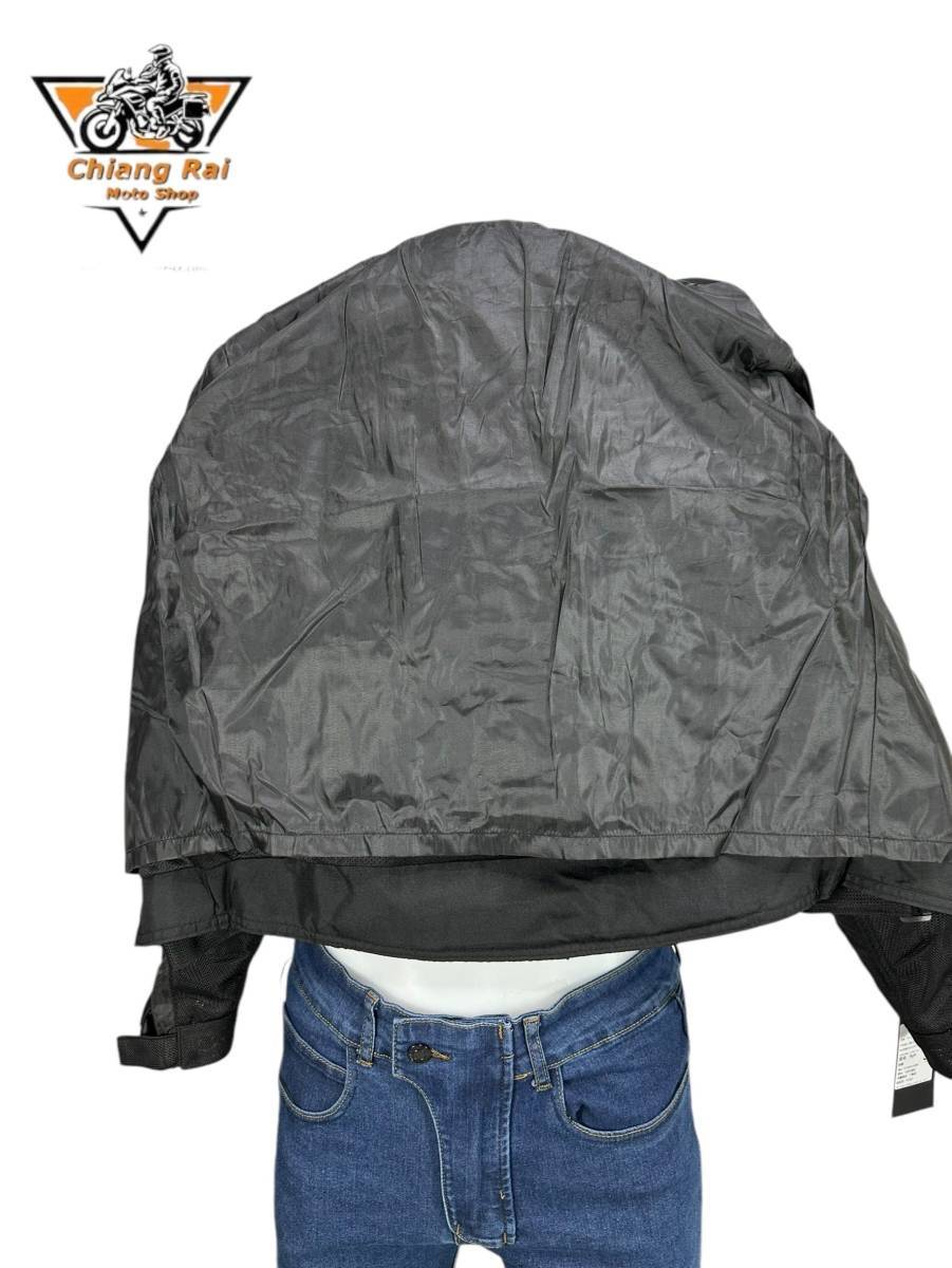 เสื้อขี่มอเตอร์ไซด์แบบ Air Flow (ดำ-แดง) เบอร์ XXXL : อก 50" ยาว 27" (Air Flow)