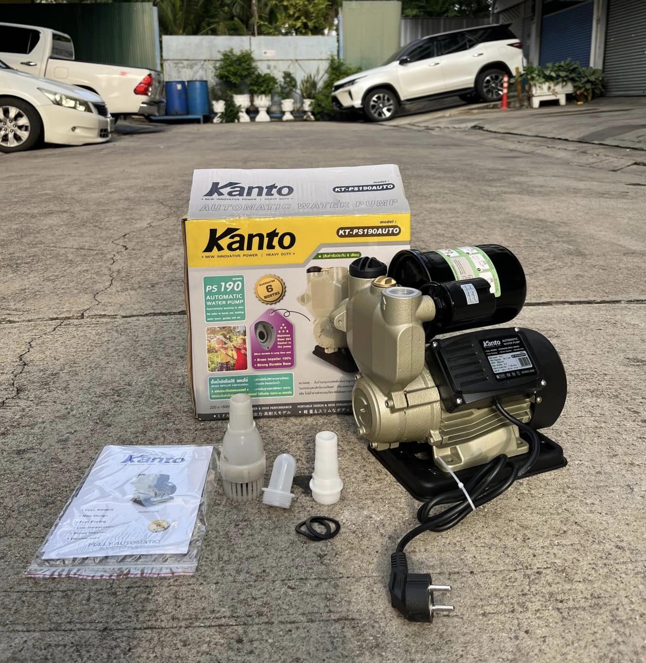 ปั๊มน้ำอัตโนมัติ kanto รุ่น ps-190