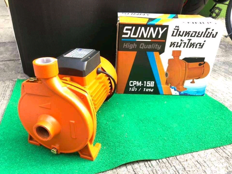 ปั๊มหอยโข่งหน้าใหญ่ ยี่ห้อ Sunny มีขนาด 1 นิ้ว และ 2 นิ้ว คุณภาพเยี่ยม ผ่าน ISO 9001