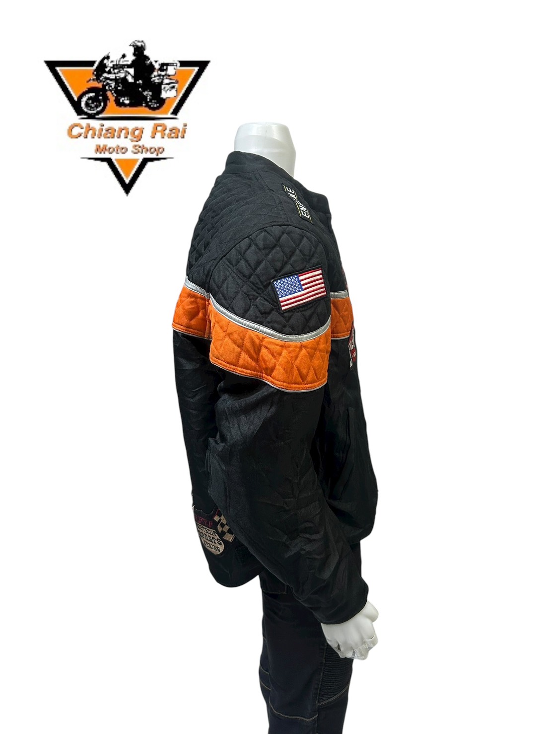 เสื้อขี่มอเตอร์ไซด์( มือสอง) CRSB 071 : อก 52" ยาว 28" (XL) **Strada**