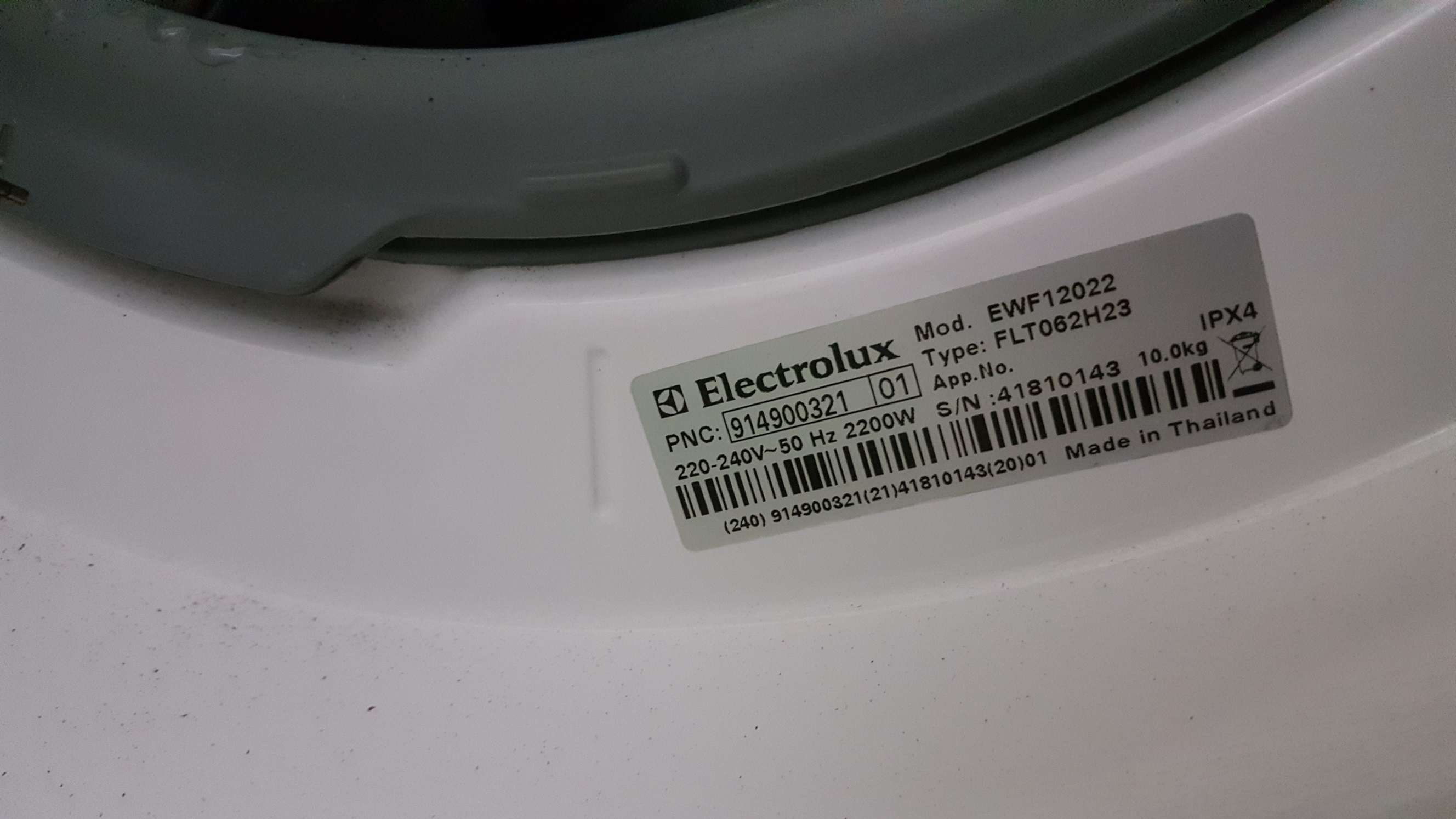 ซ่อมเครื่องซักผ้า ยี่ห้อ ELECTROLUX รุ่น EWF12022 อาการเลือกโปรแกรมซักไม่ได้