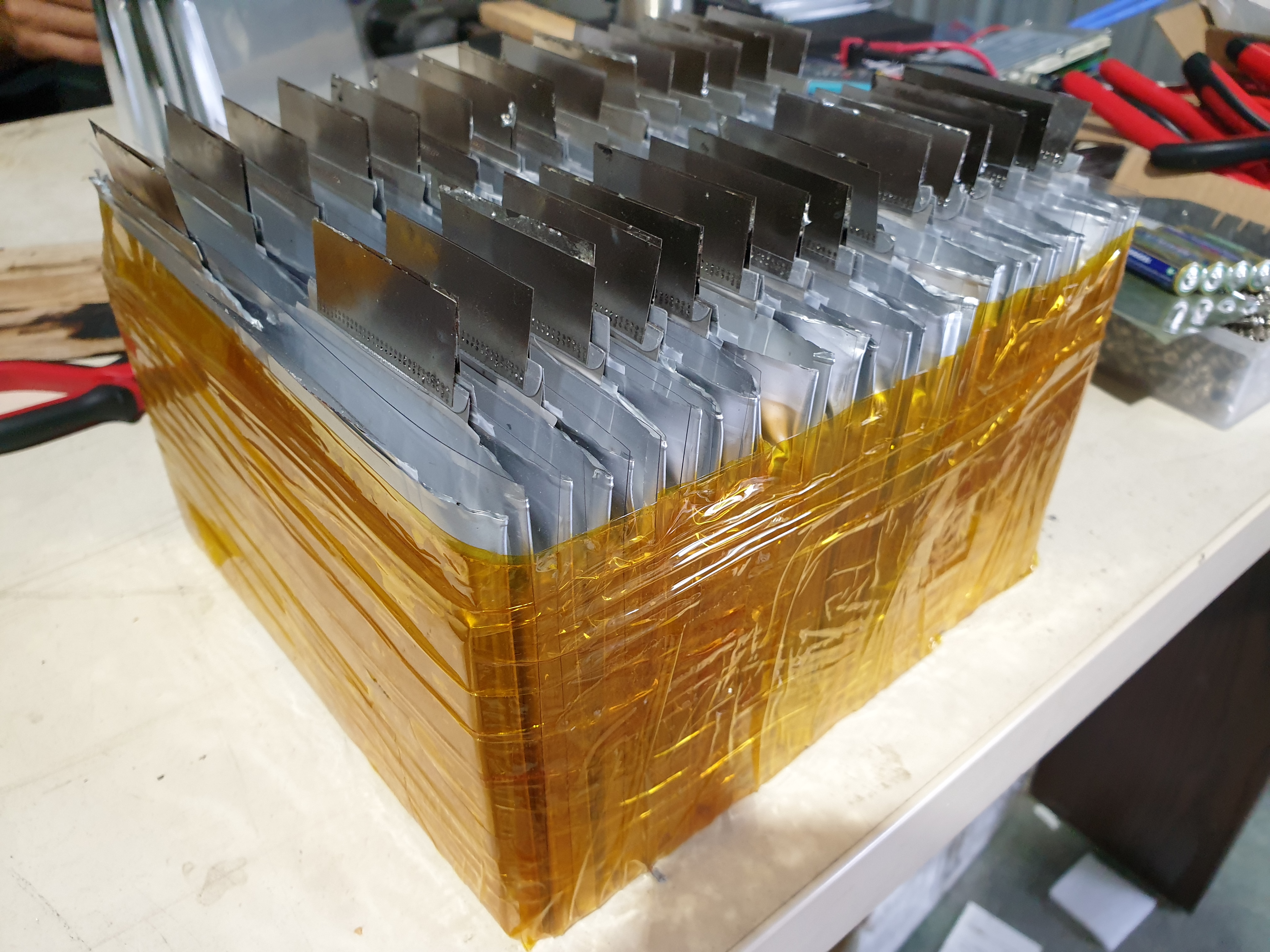 Microvast 110v 15ah แบตเตอรี่ลิเทียมชนิดซอง ประกอบตามสั่ง