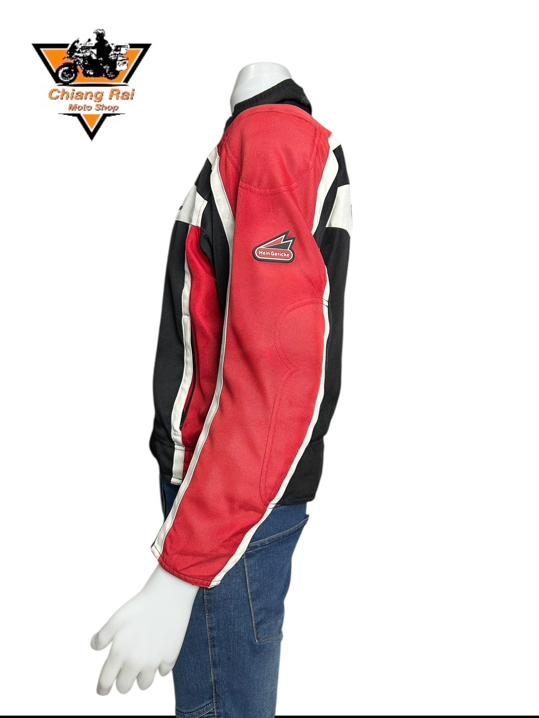 เสื้อขี่มอเตอร์ไซด์( มือสอง) CRSB 031 : อก 46" ยาว 23" (L) **Hein Gericke**