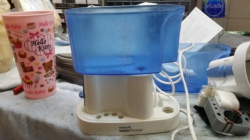 ซ่อมเครื่องทำความสะอาดฟัน ยี่ห้อ WATERPIK รุ่น WP-70E2 อาการน้ำไม่ออก