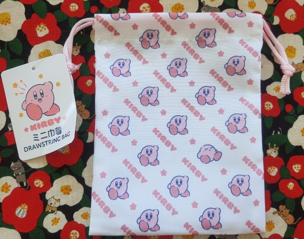 Kirby ถุงหูรูด เคอร์บี้ Size : 18.5 x 14 cm ของแท้จากญี่ปุ่น